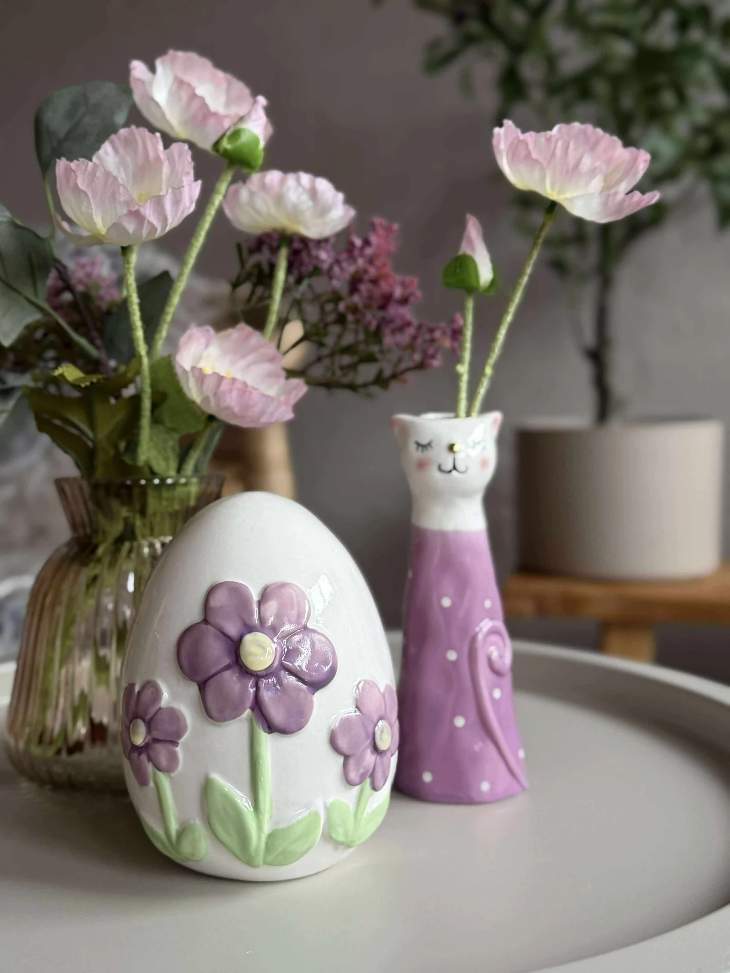 Påskeegg - purple flower