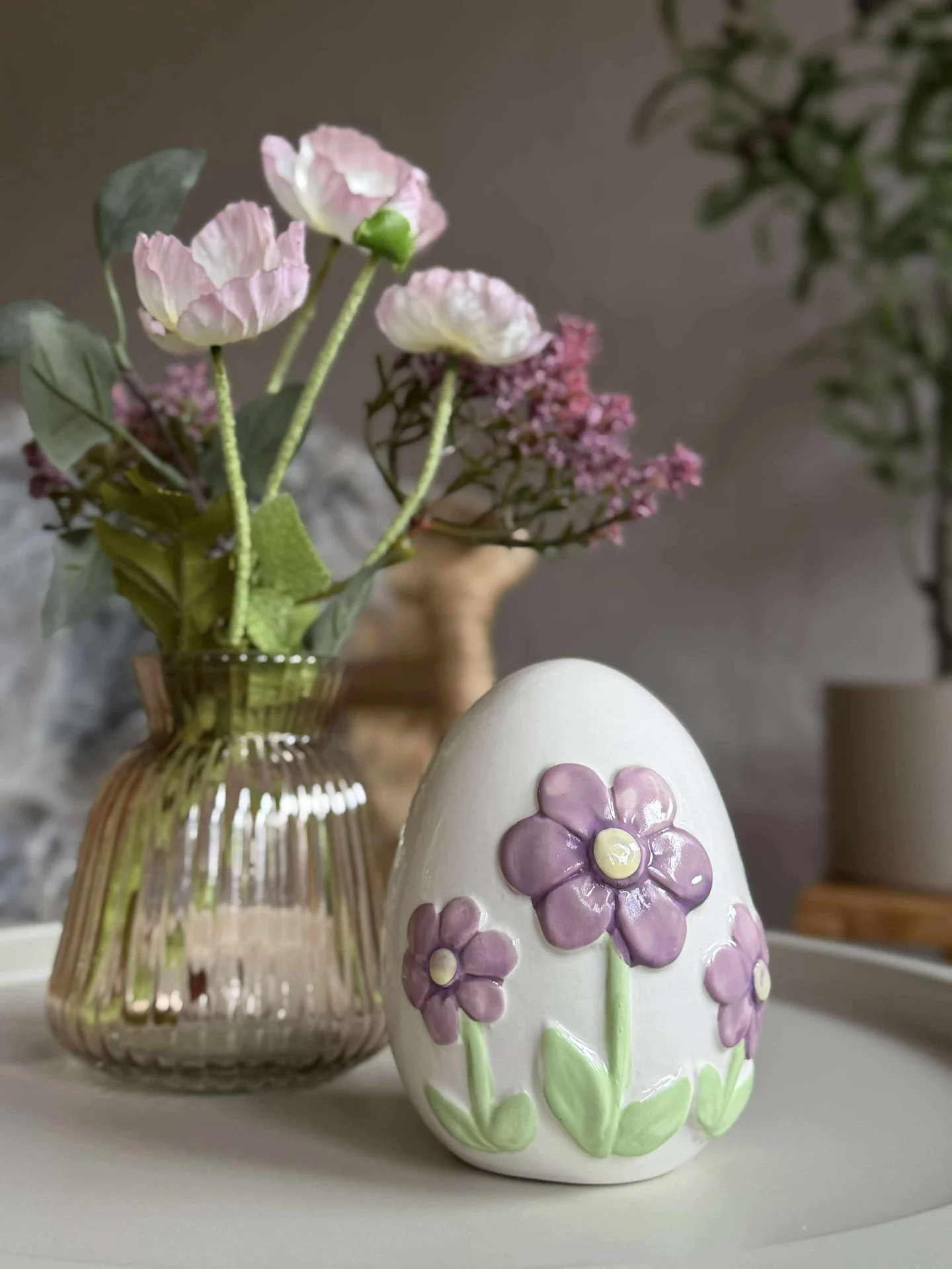 Påskeegg - purple flower - Image 2