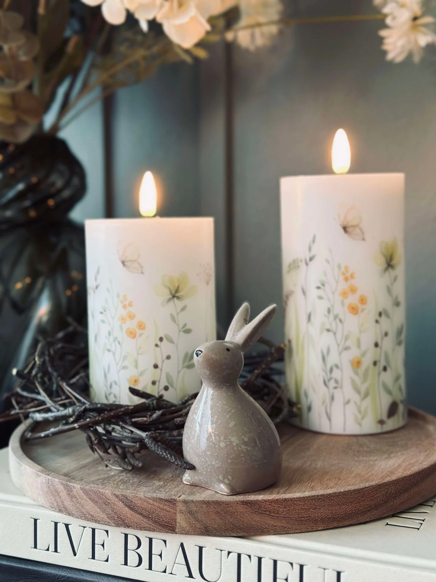 Påskehare - Beige keramikk - Image 5