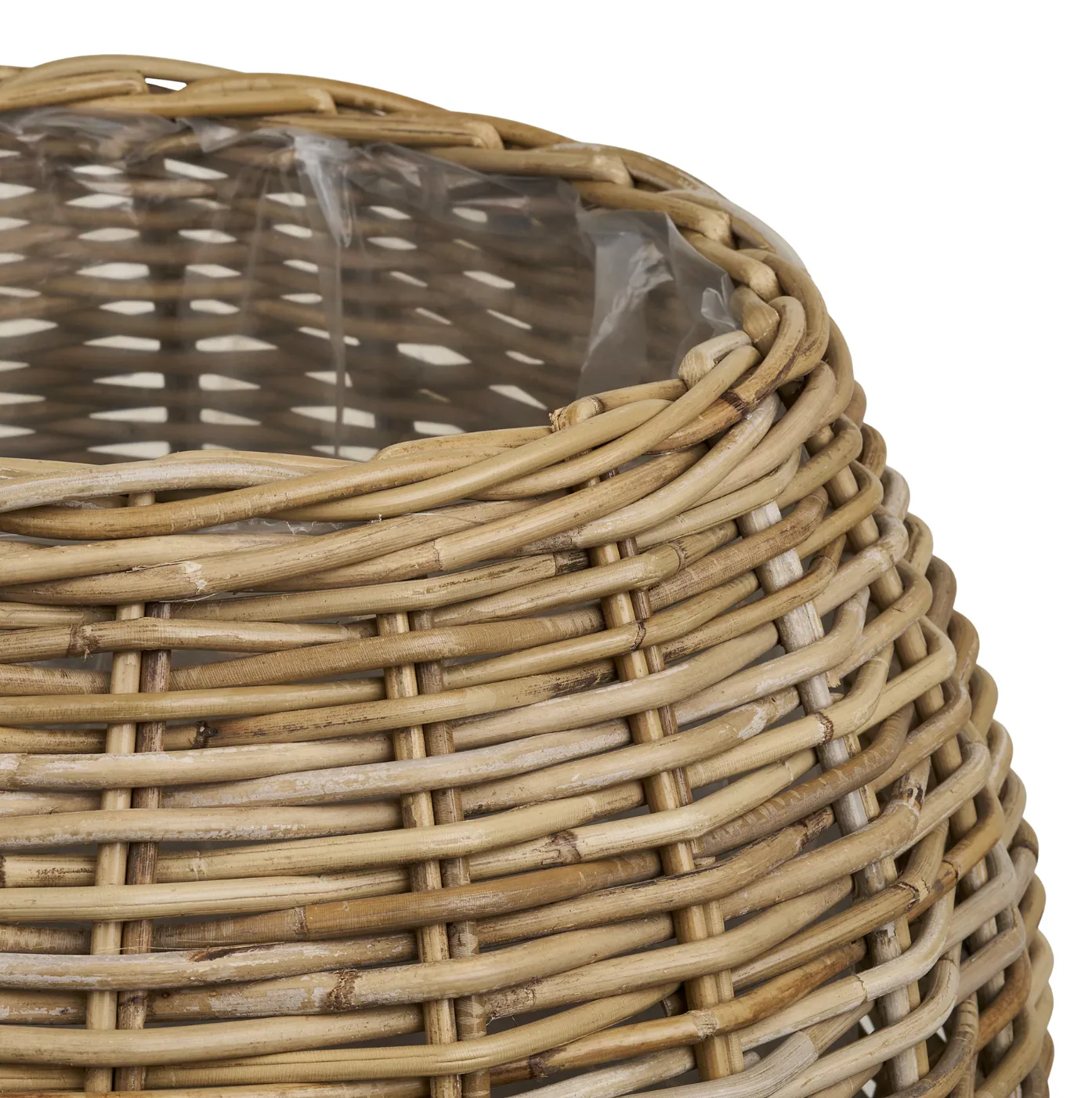 Plantekurver i natur rattan - 2 stk - Image 3
