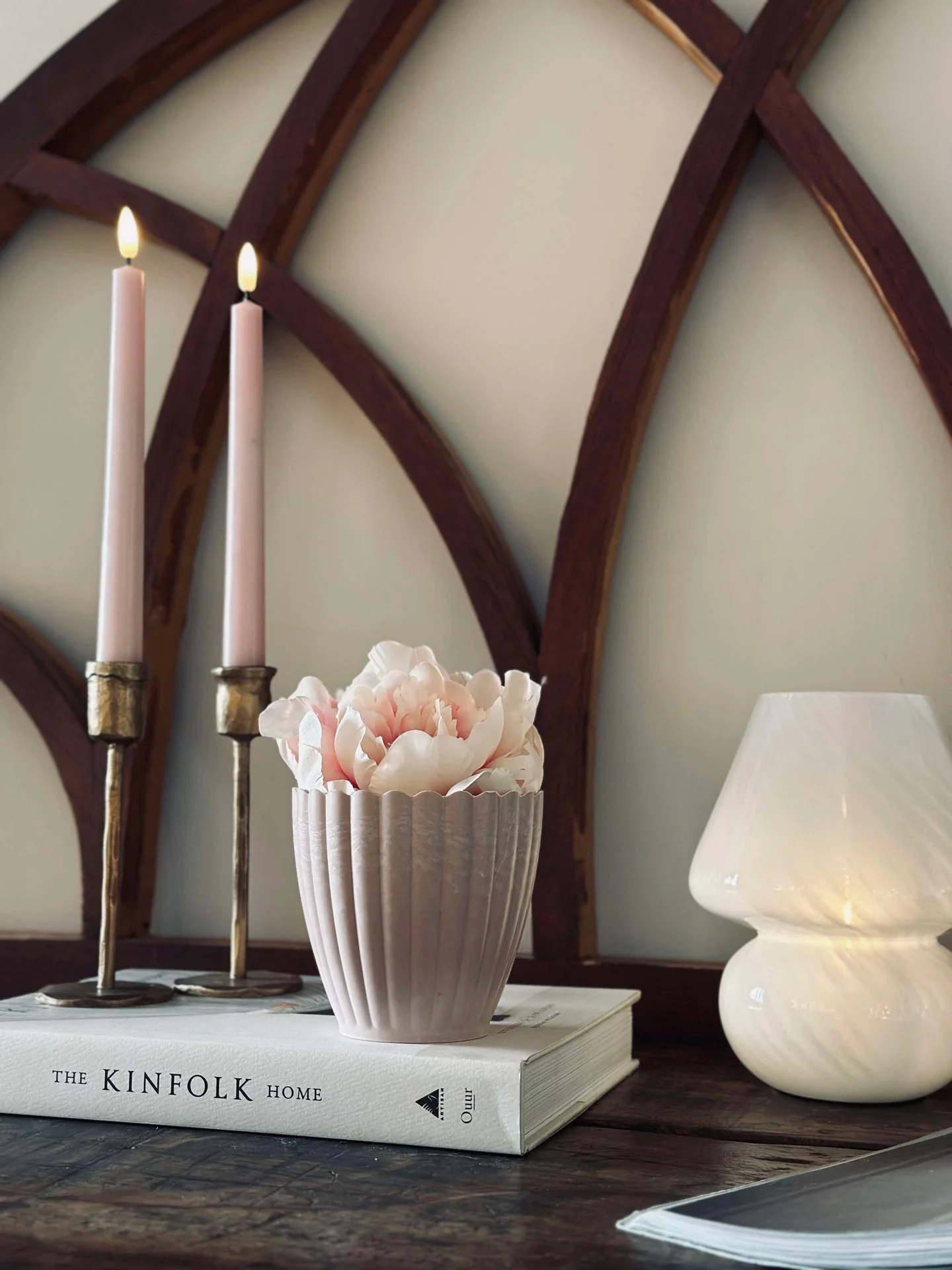 Potte i betong-look - Liten Rosa - Image 3