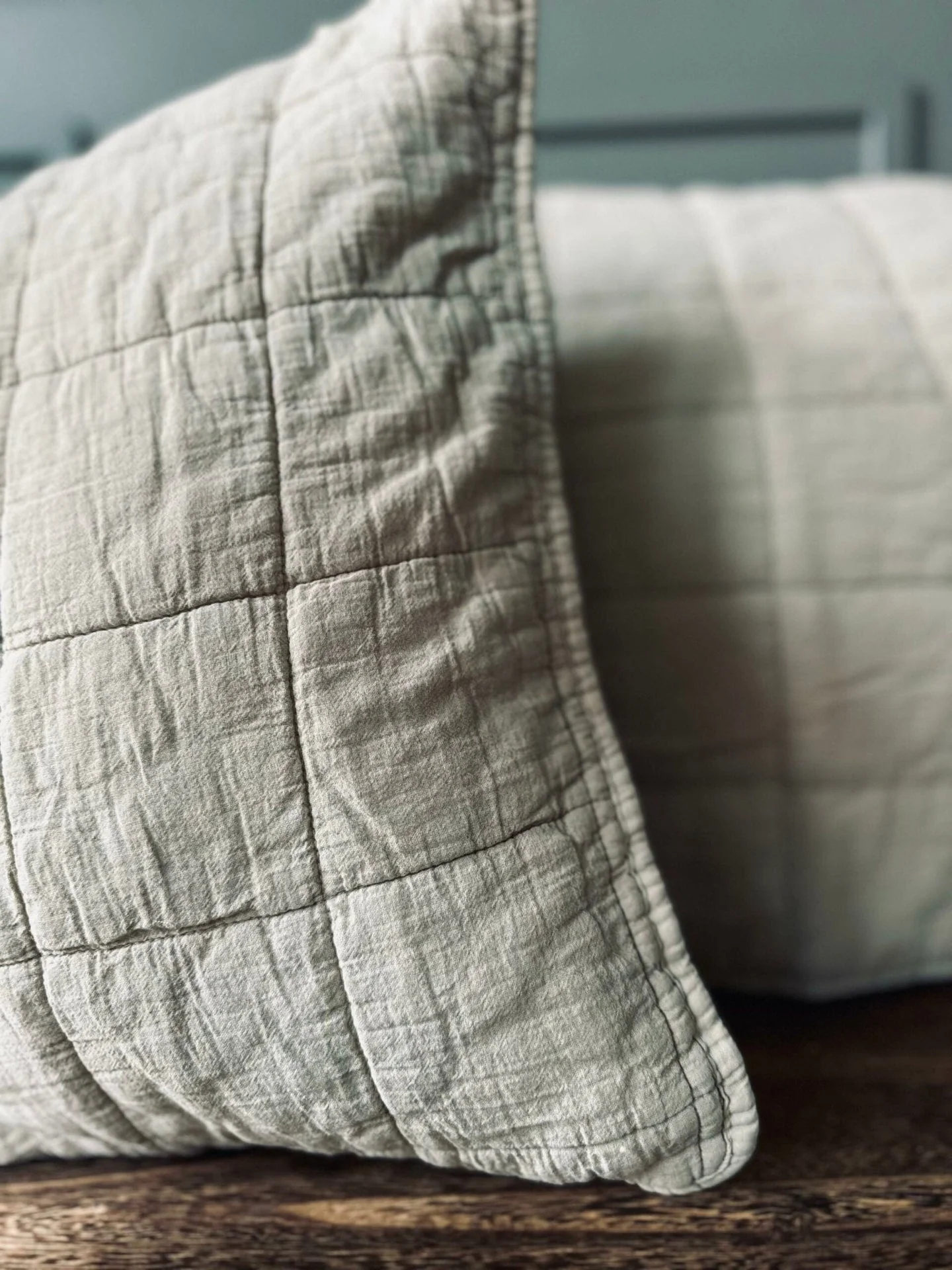 Putetrekk STONE-WASHED Quilt – Nature 60×90 - Image 2