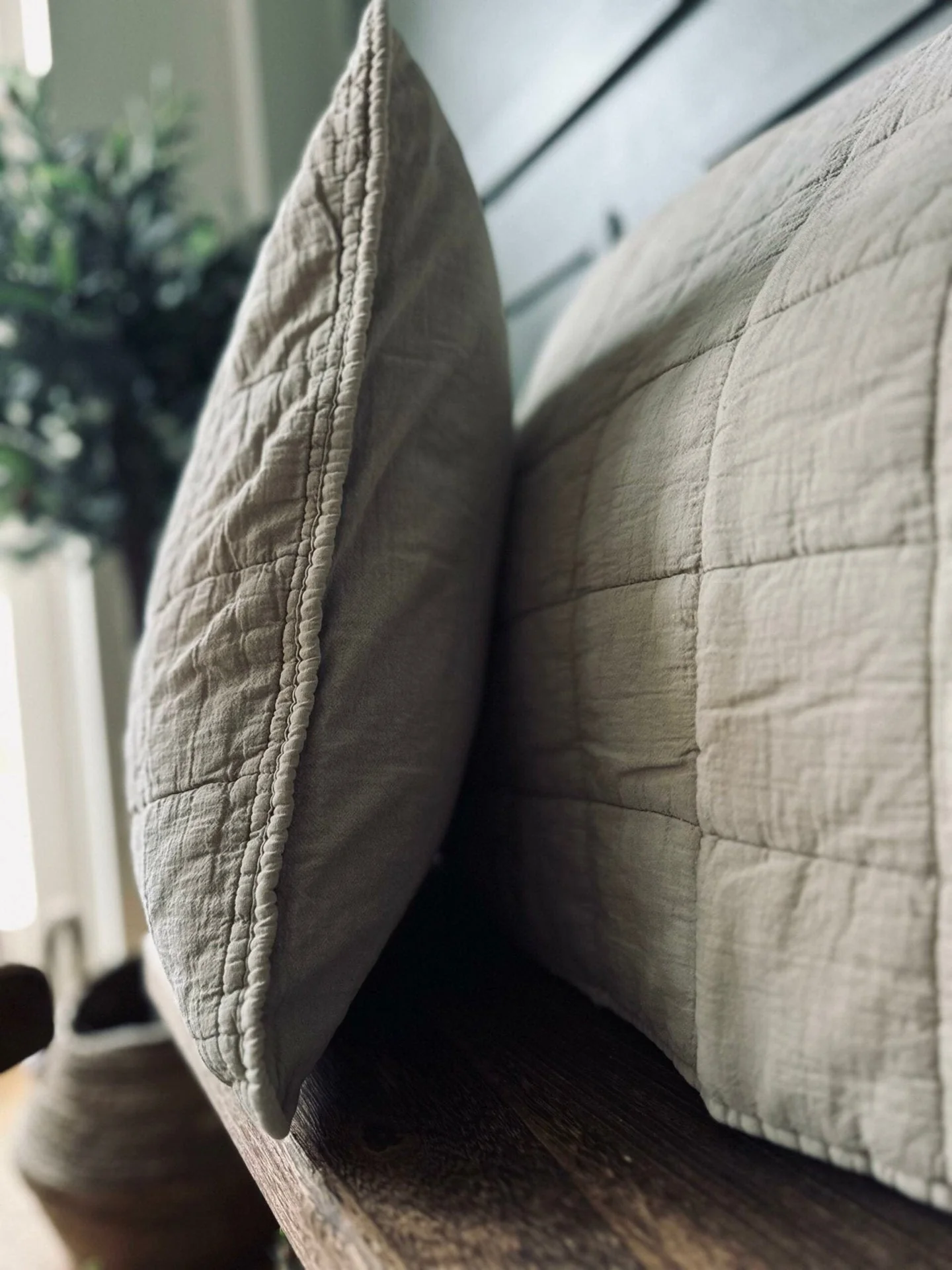 Putetrekk STONE-WASHED Quilt – Nature 60×90 - Image 3