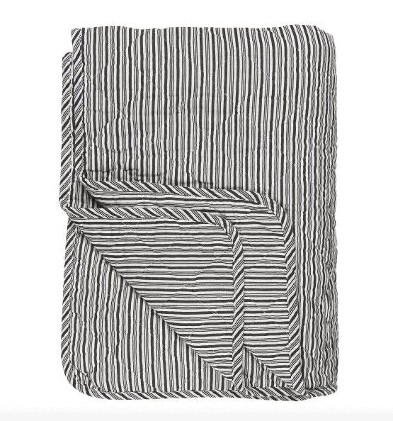 Quilt hvite og svarte striper
