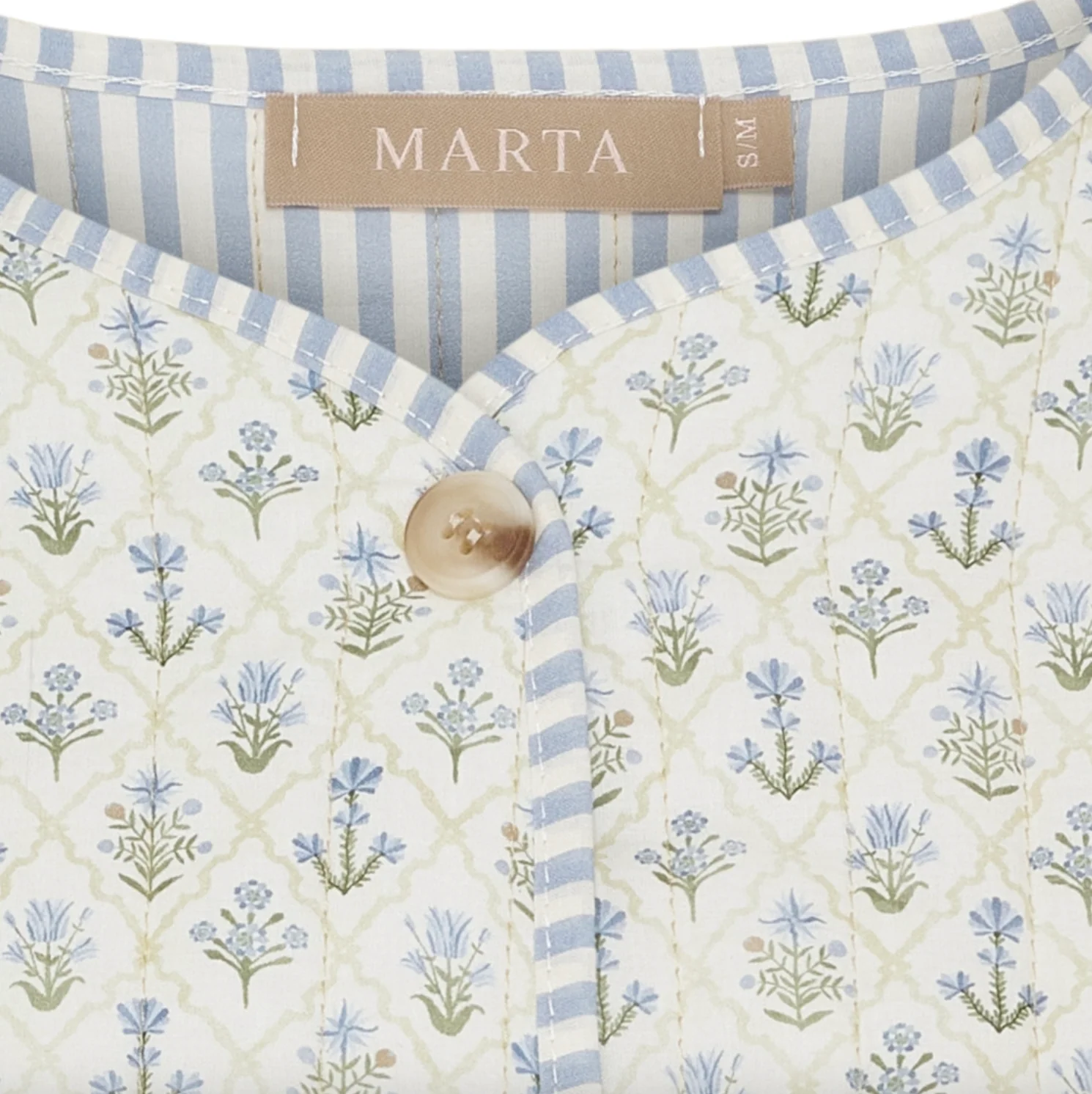 Jakke Quilt - Blå - Image 4