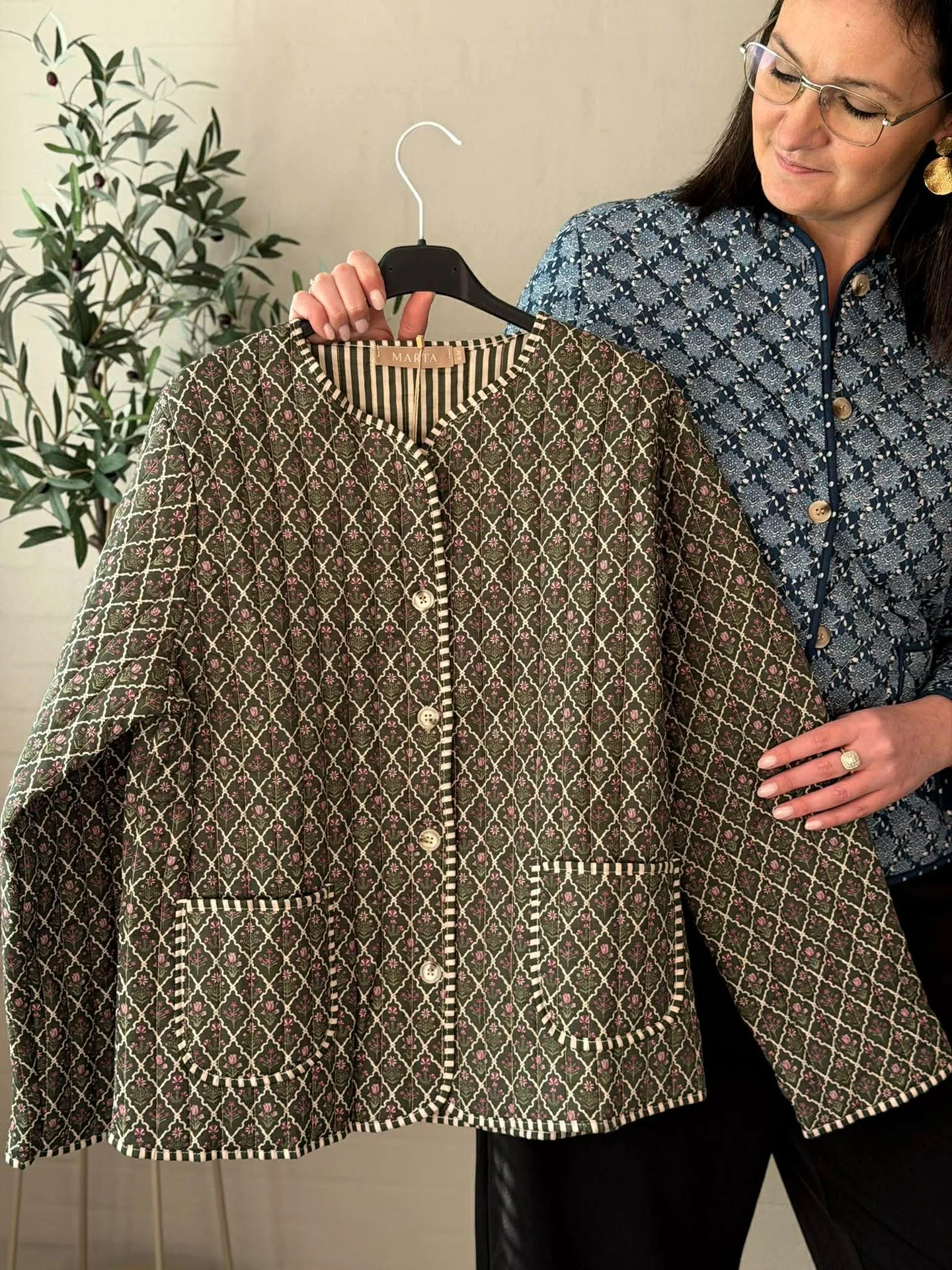 Jakke Quilt Military - Image 4