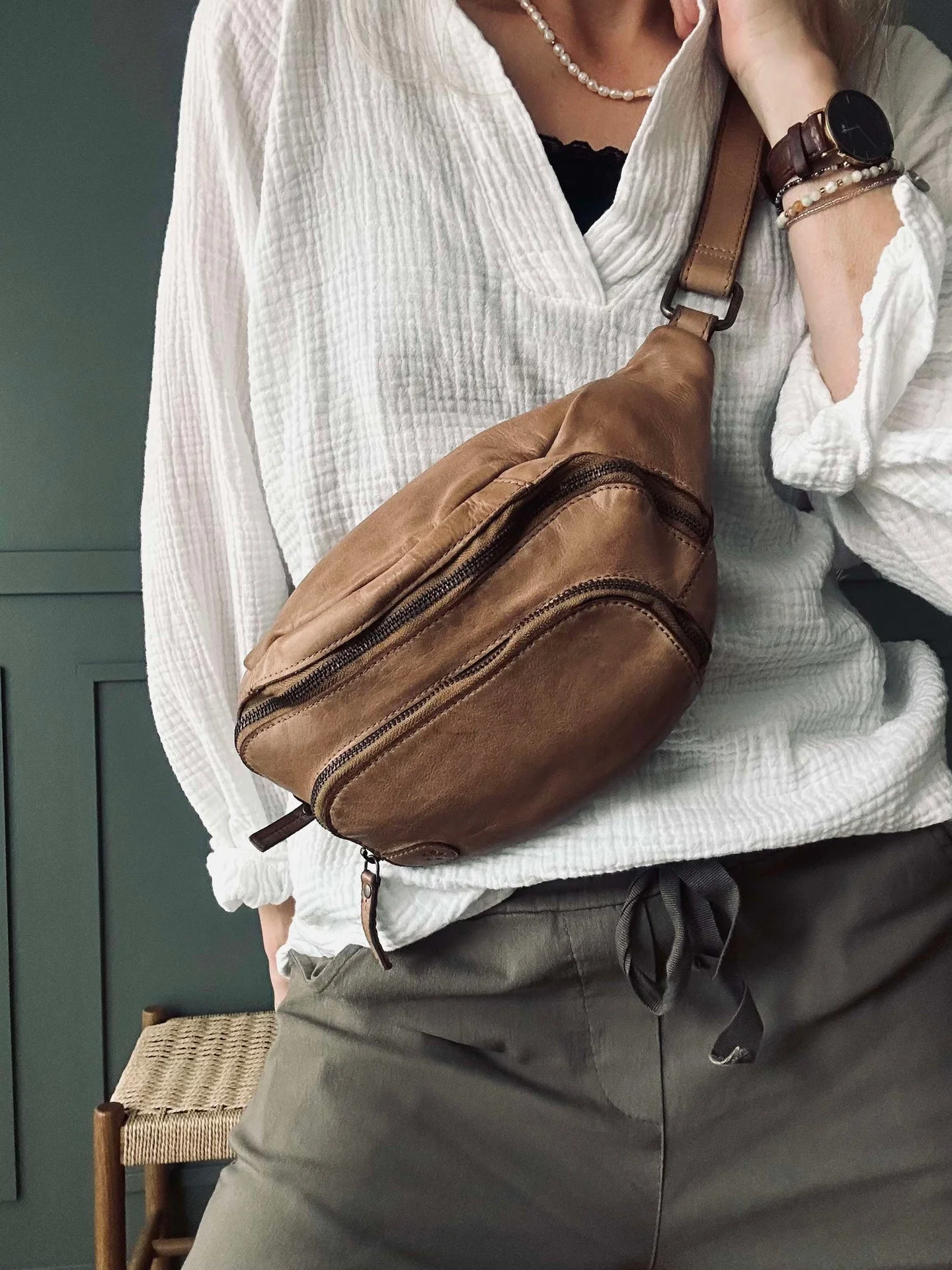 Bumbag Raw Wanda - Taupe - Image 8