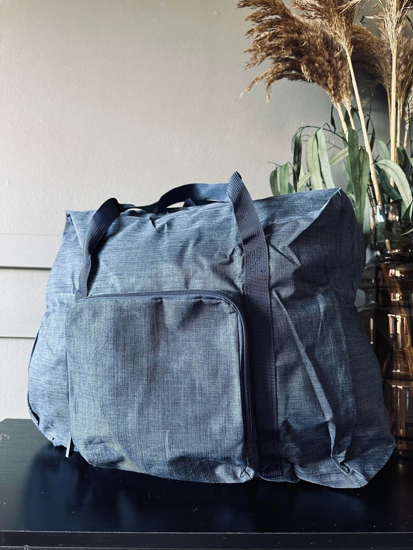 Reisetaske Nylon Blå - Godkjent som håndbagasje - Image 2