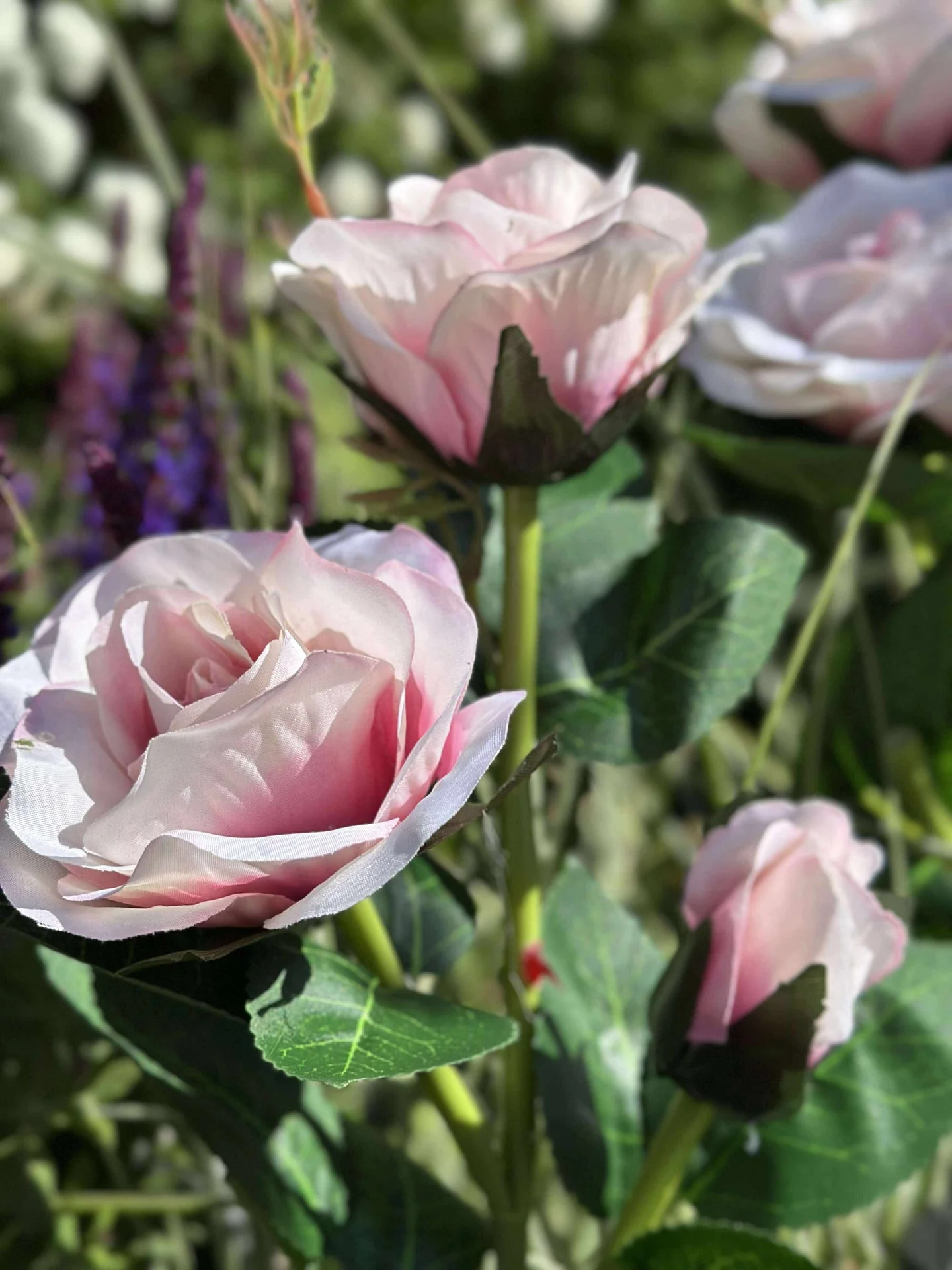 Rose med solceller - Rosa - Image 4