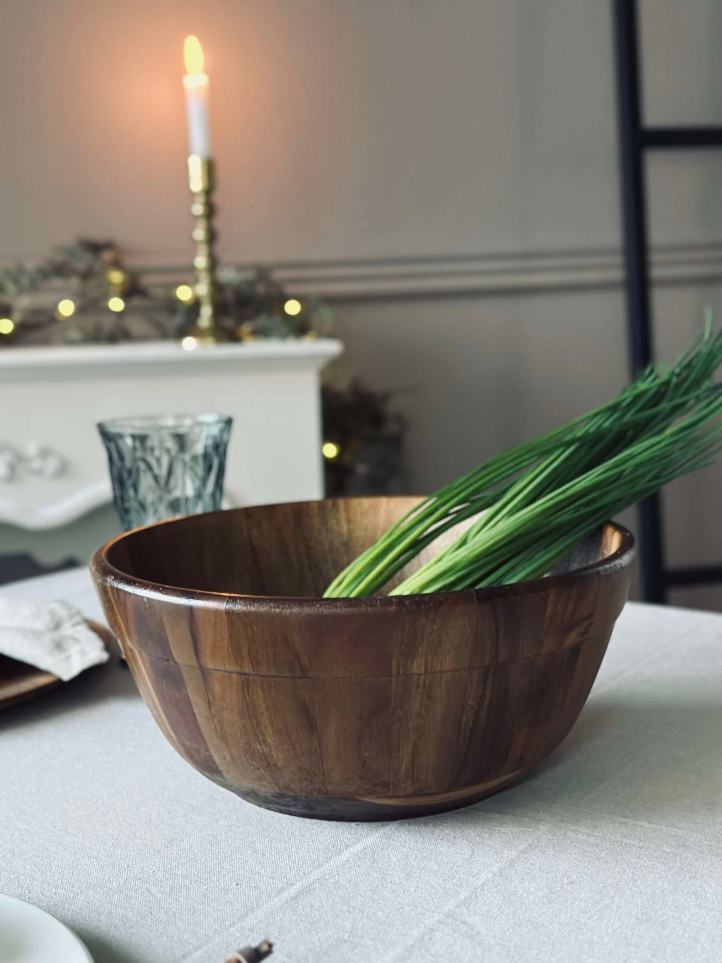 Salatskål Akacia - 26,5 cm - Image 2