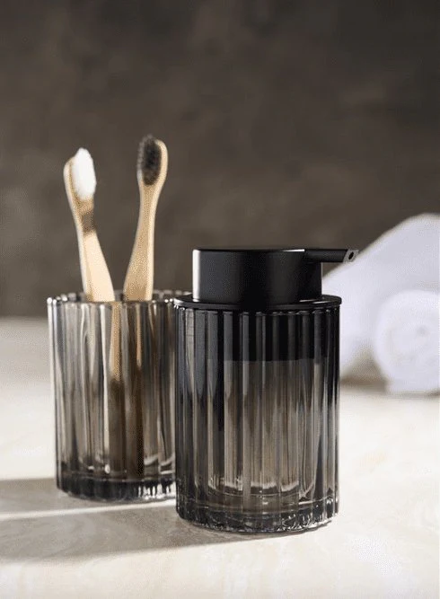 Såpedispenser - røykfarget glass - Image 2