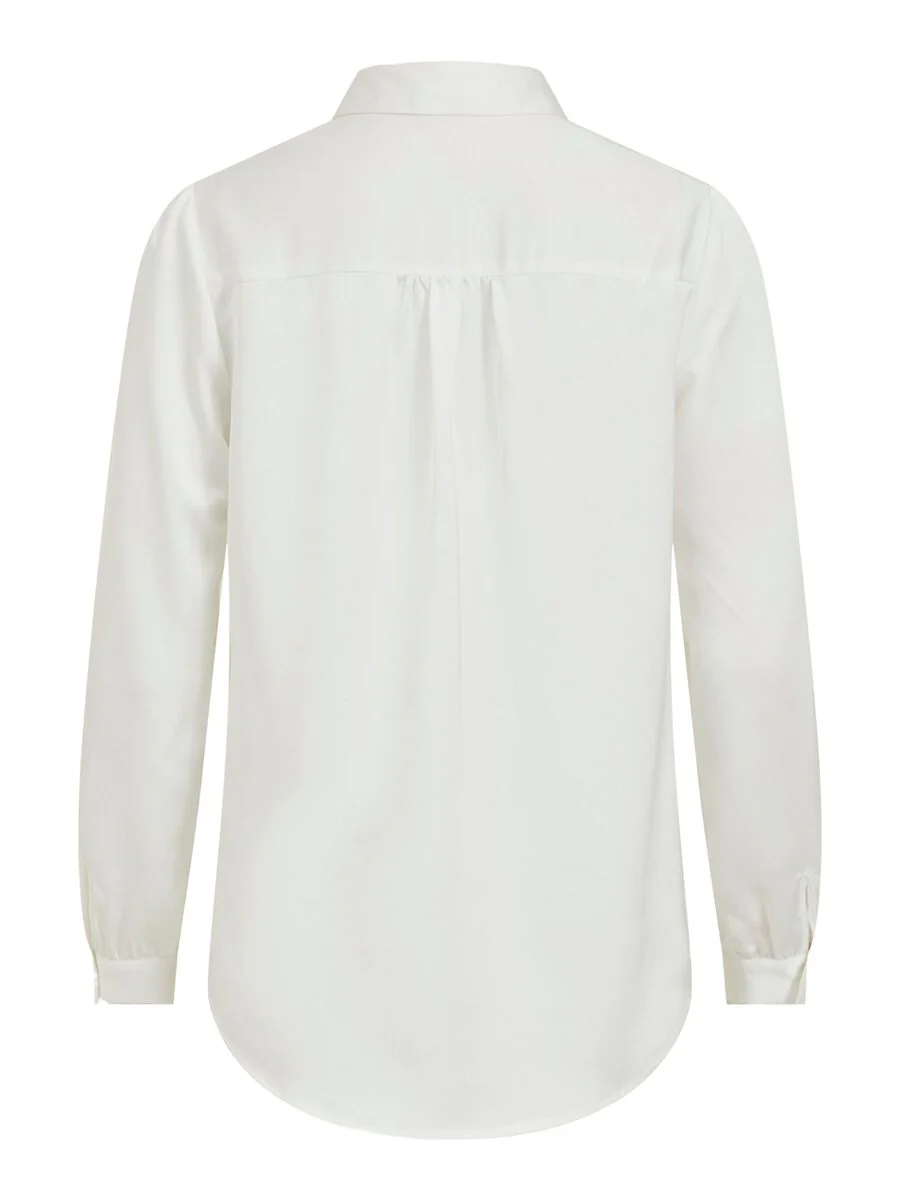 Satinskjorte Luna White - Image 6