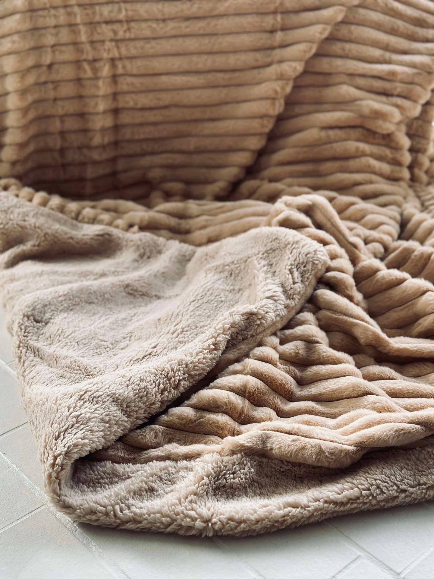 Sengeteppe STRIB - Beige - Image 3