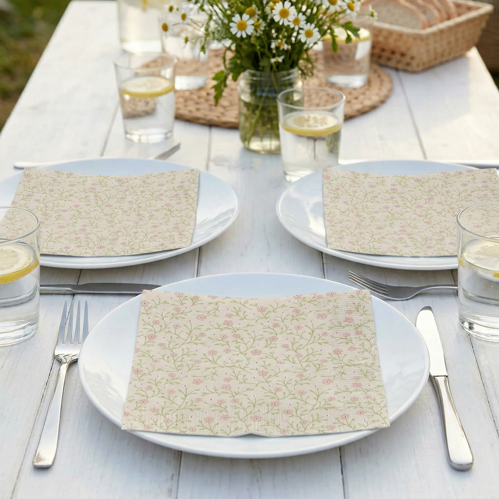 Servietter small flower - 20 stk