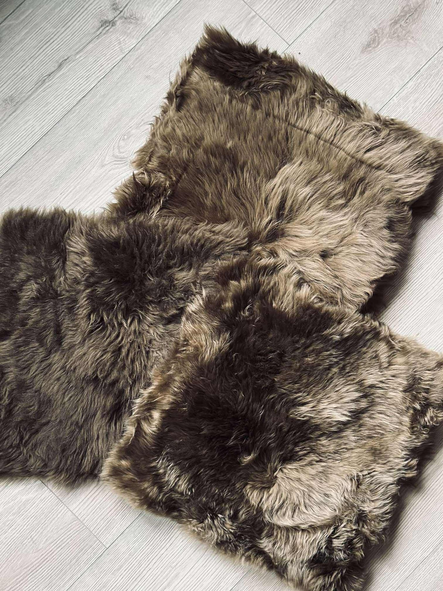 Seteskinn lammeskinn - 40x40 Brown - Image 9