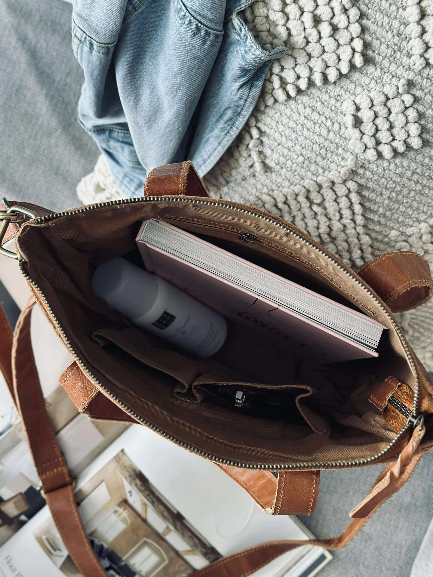Shopper Amalie - Cognac - Image 2
