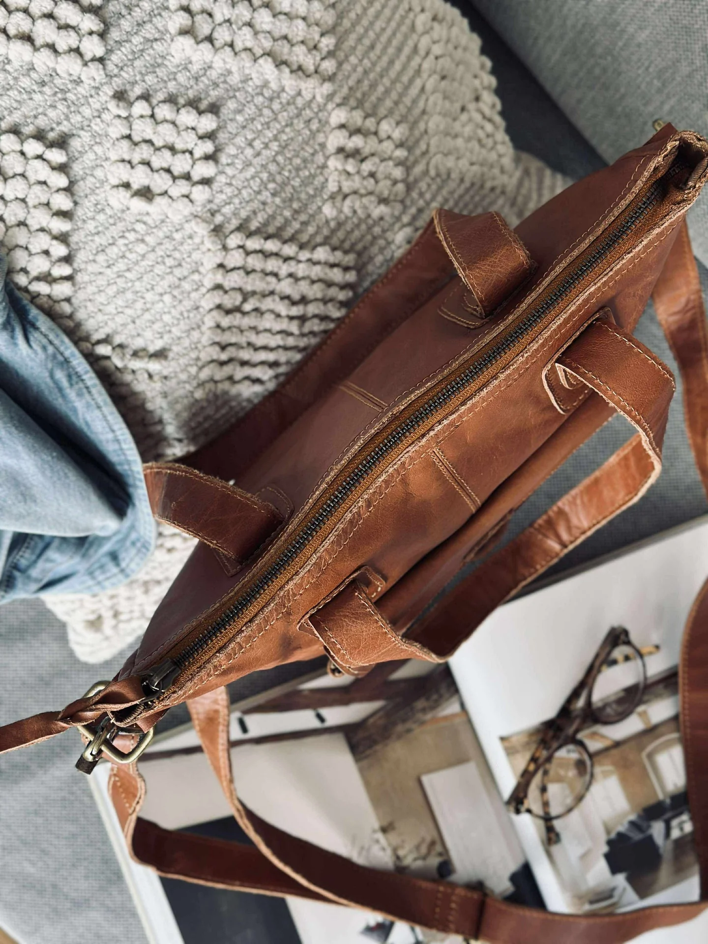 Shopper Amalie - Cognac - Image 5