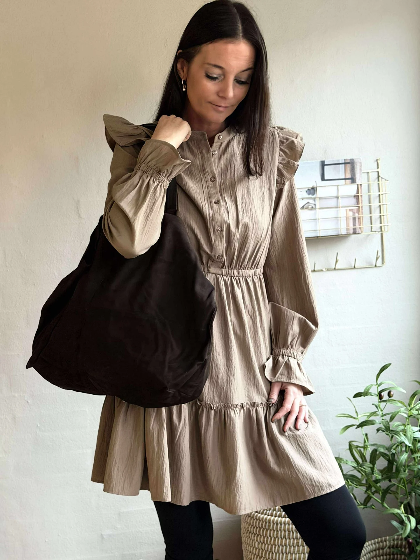Shopper Julia Ruskind - Dark coffee - Image 6