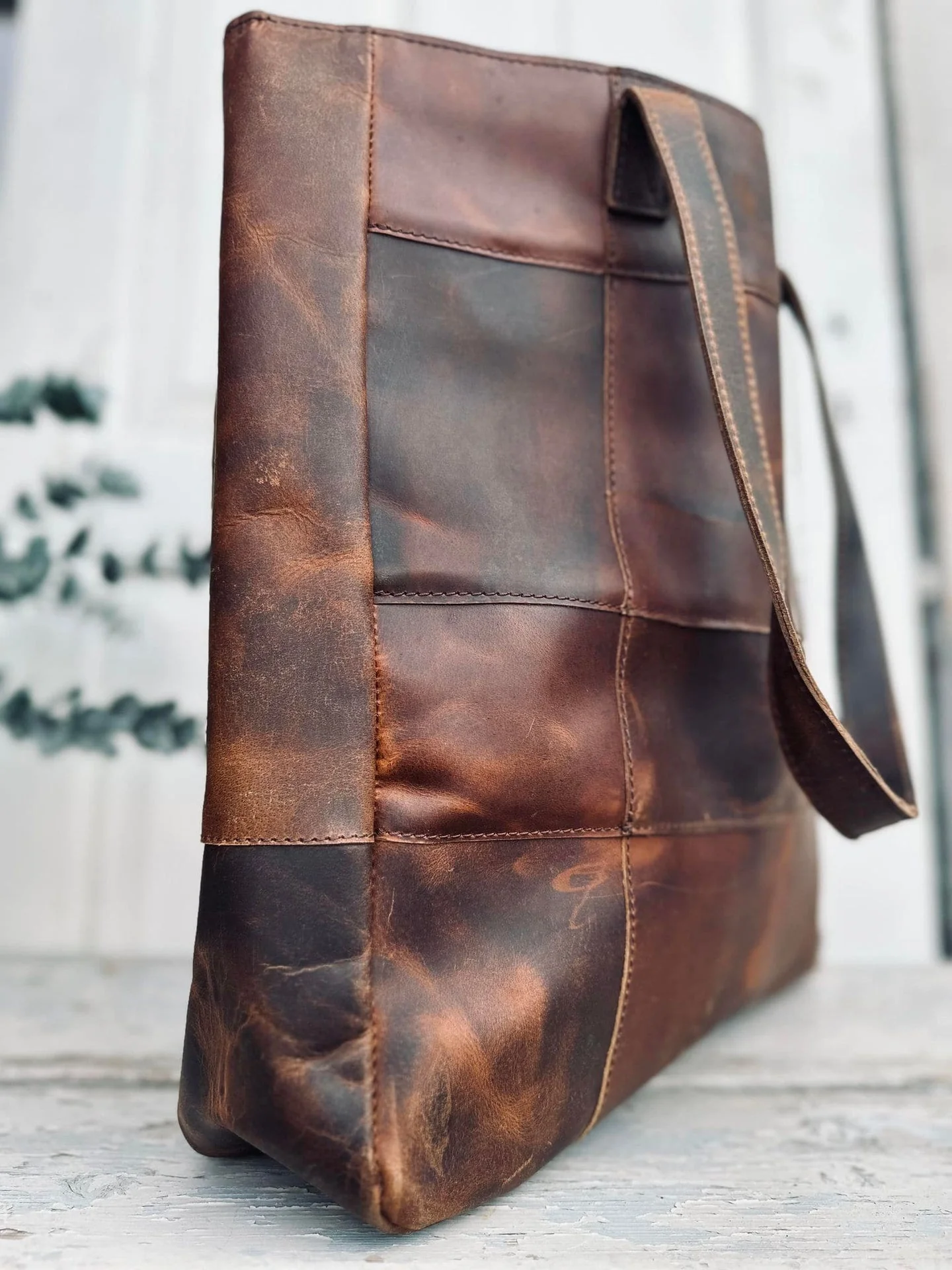 Shopper PATCHWORK - Dark walnut DELUXE - Image 5