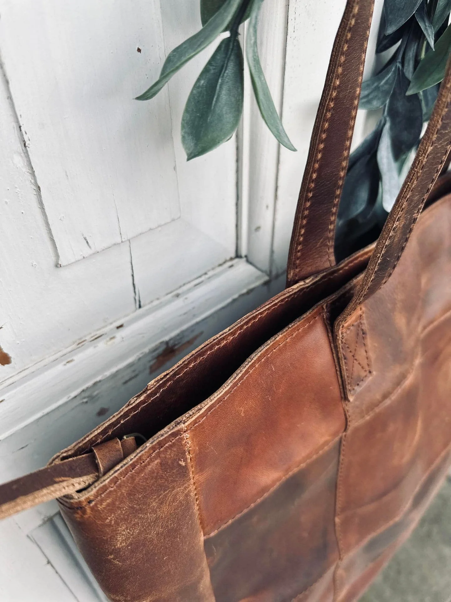 Shopper PATCHWORK - Dark walnut DELUXE - Image 8