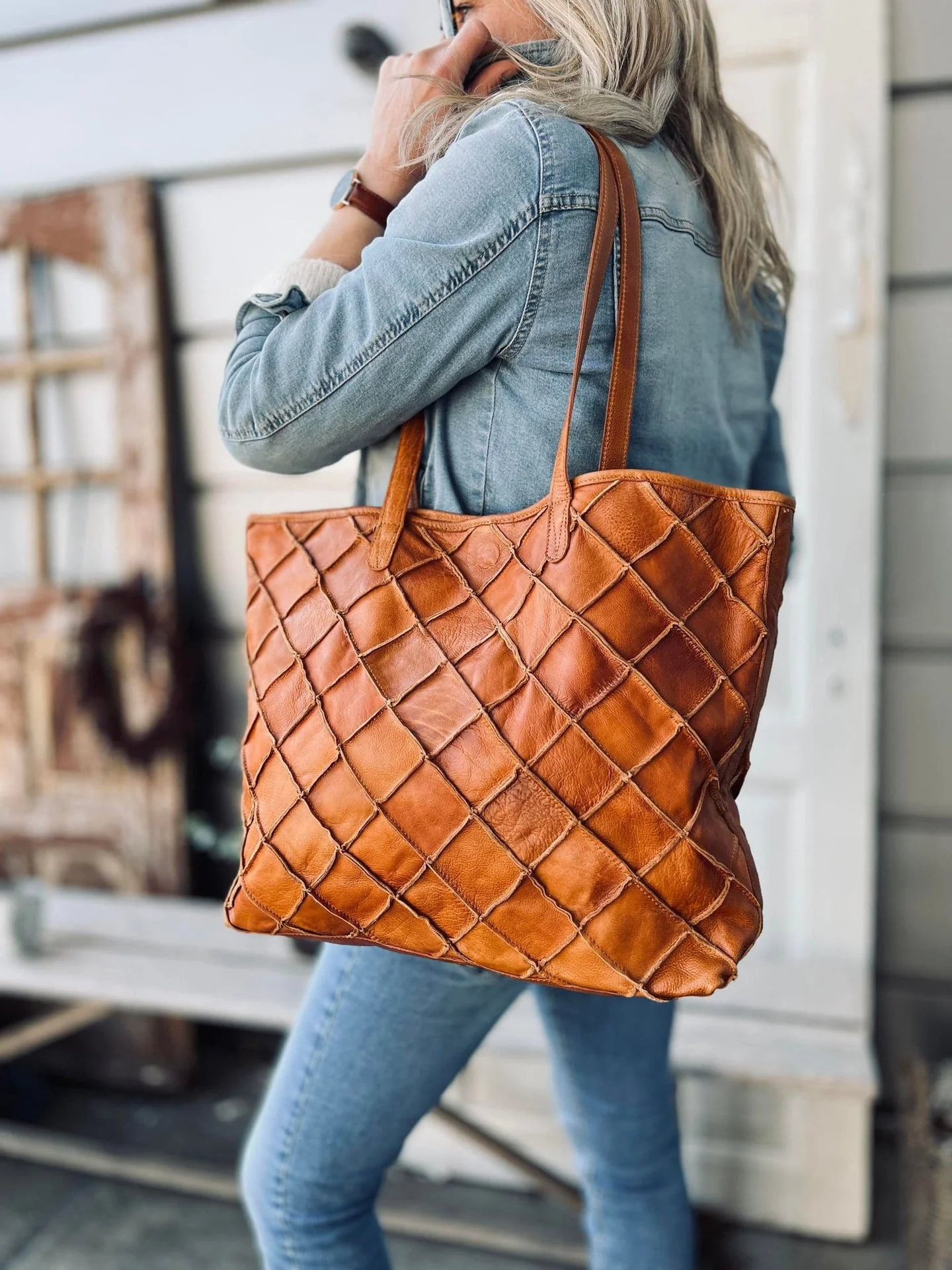 Shopper RECYCLING Cognac - Image 5