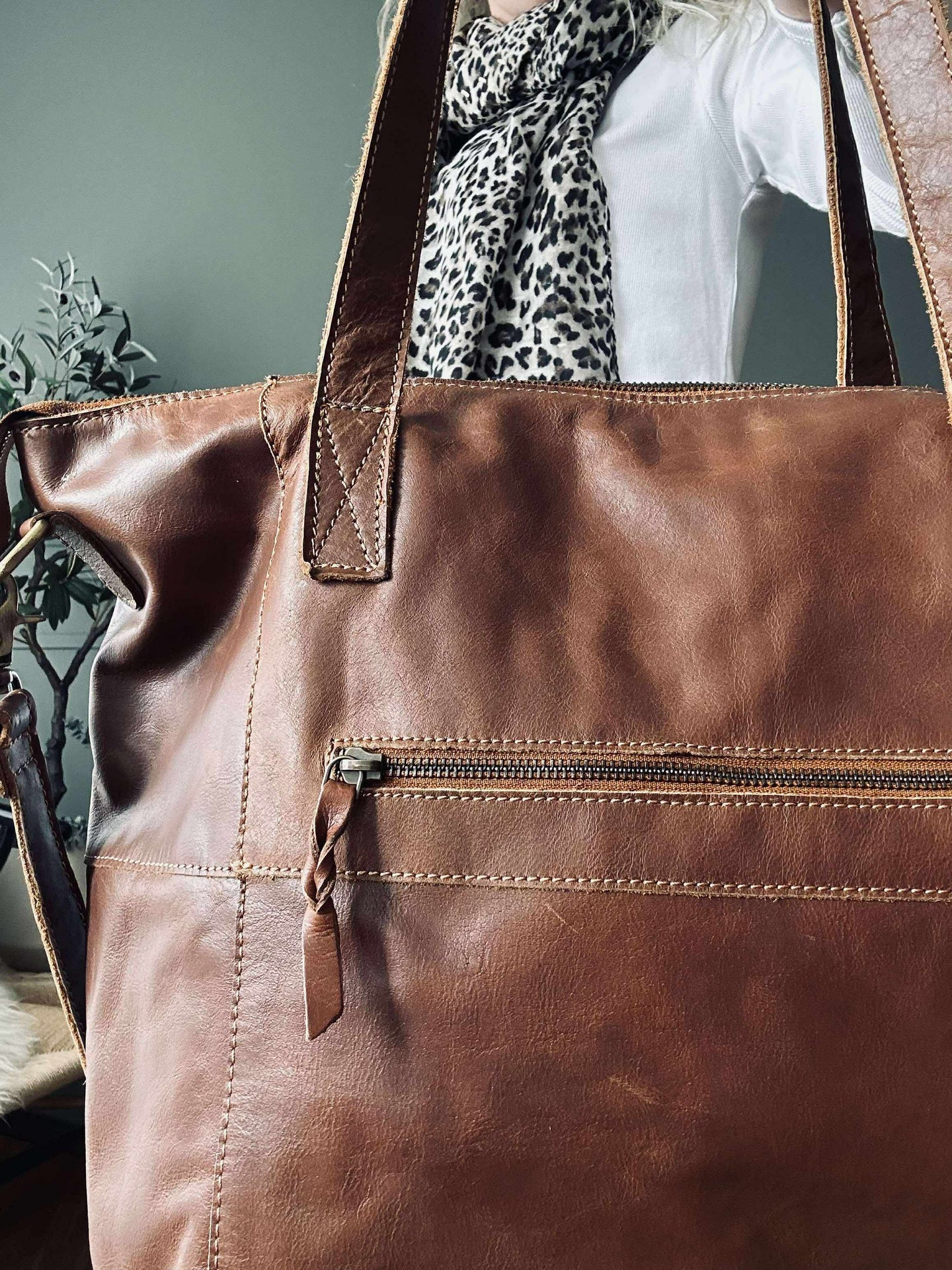 Shopper Sasja - Cognac - Image 12