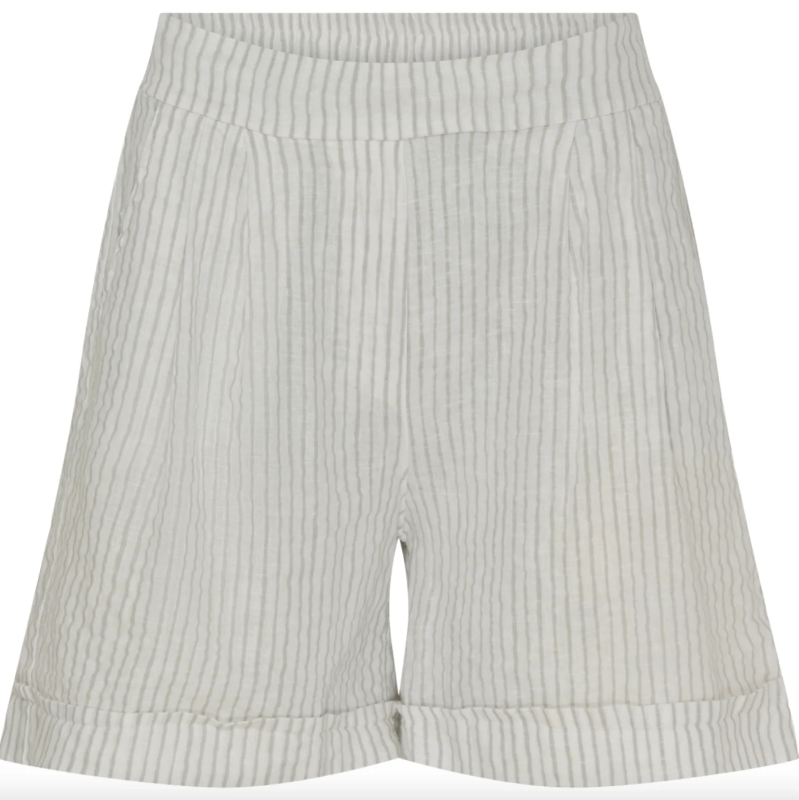 Shorts Sophia – Grå stripe - Image 3