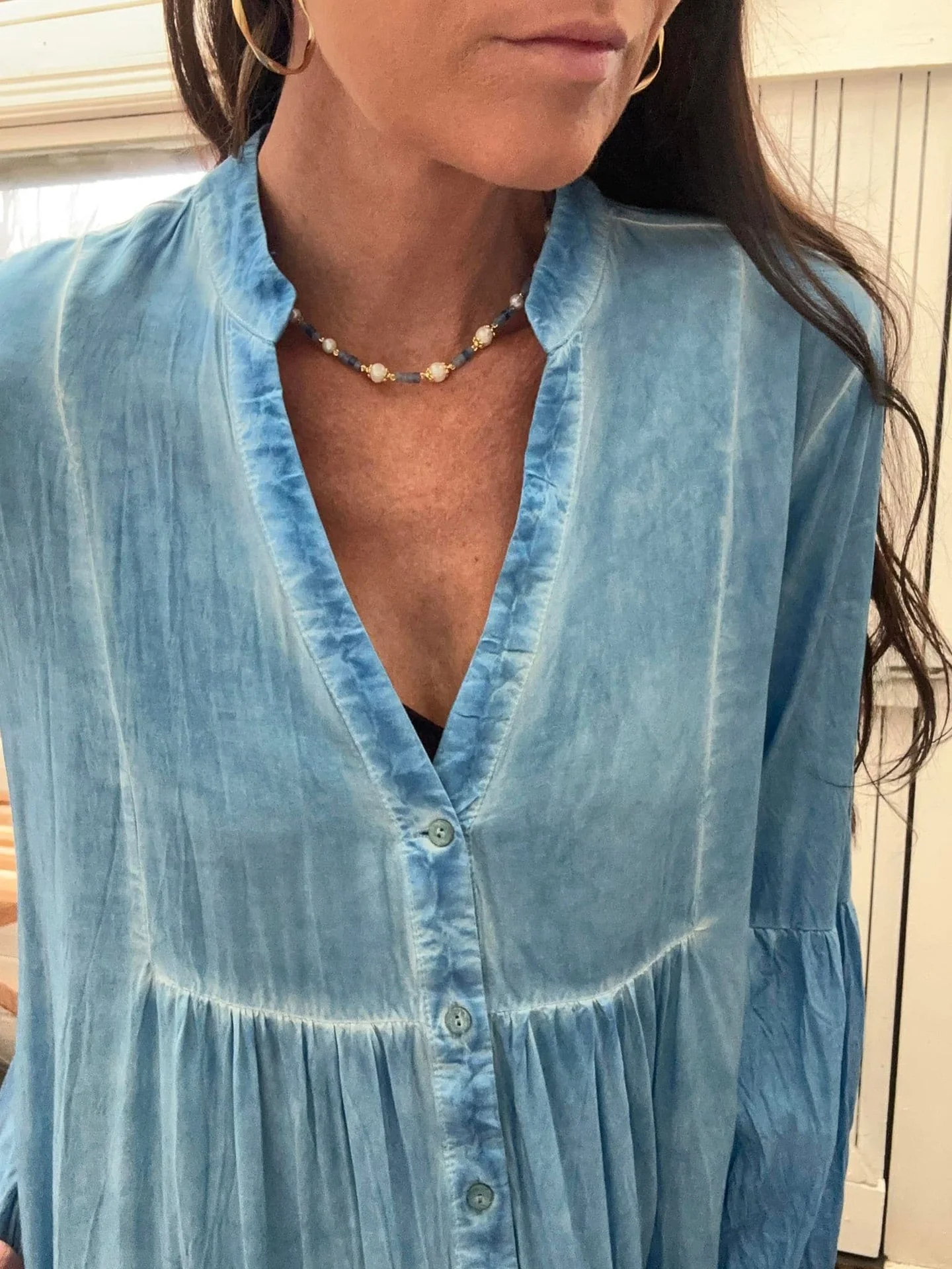 Kjole Silena blue - Image 2