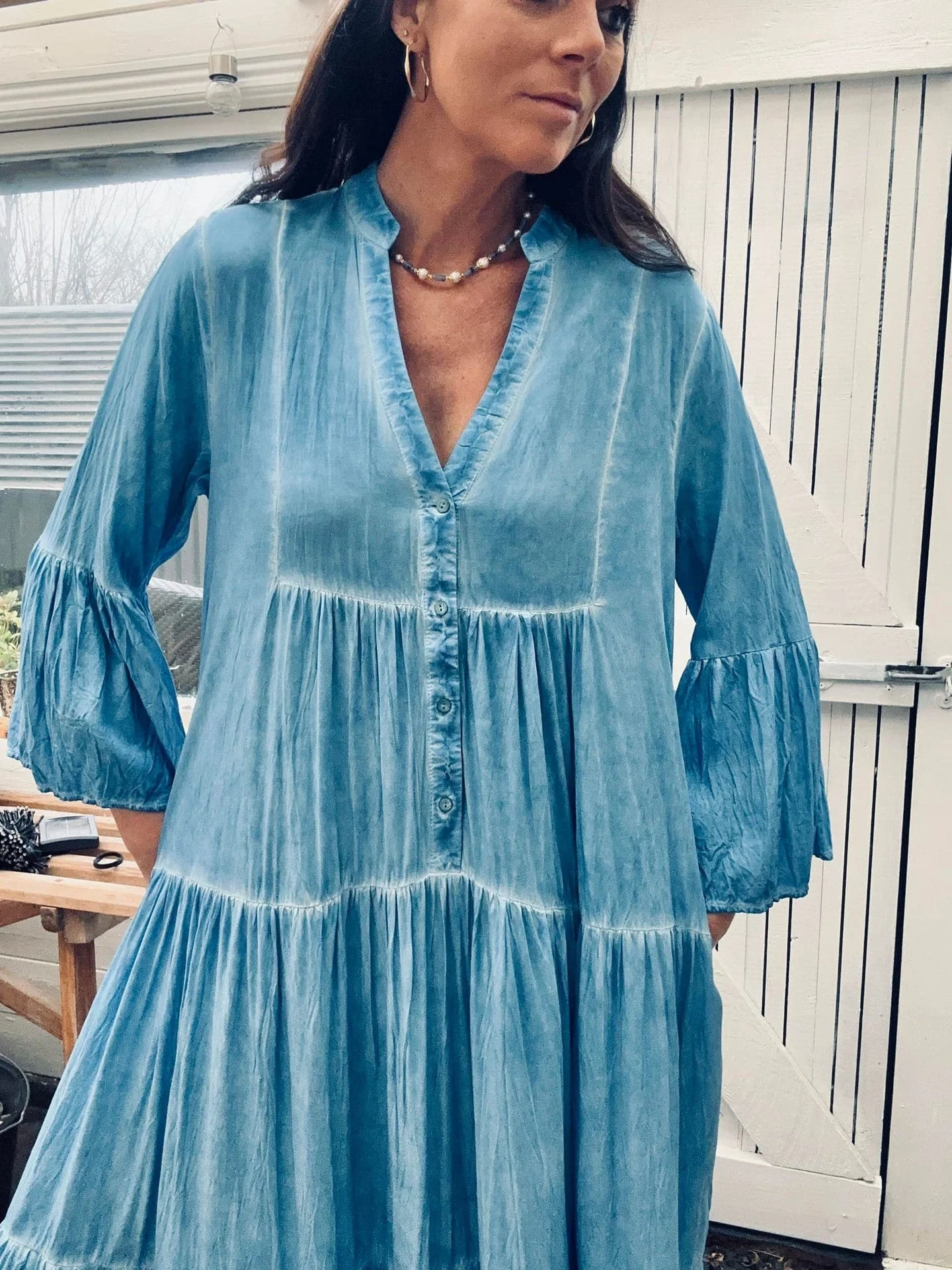 Kjole Silena blue - Image 6