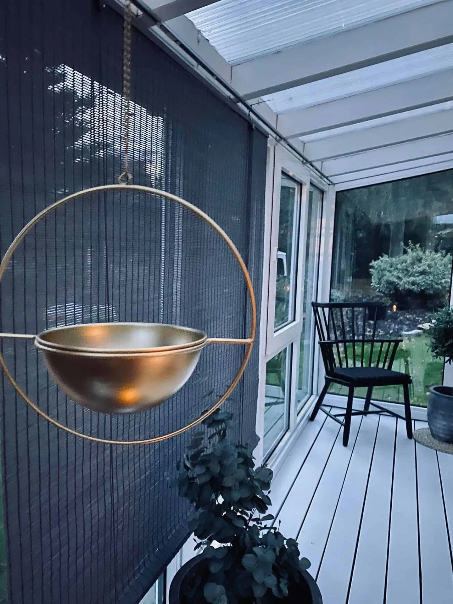 Sirkel oppheng / Bowl – Gull – Ø35 - Image 3