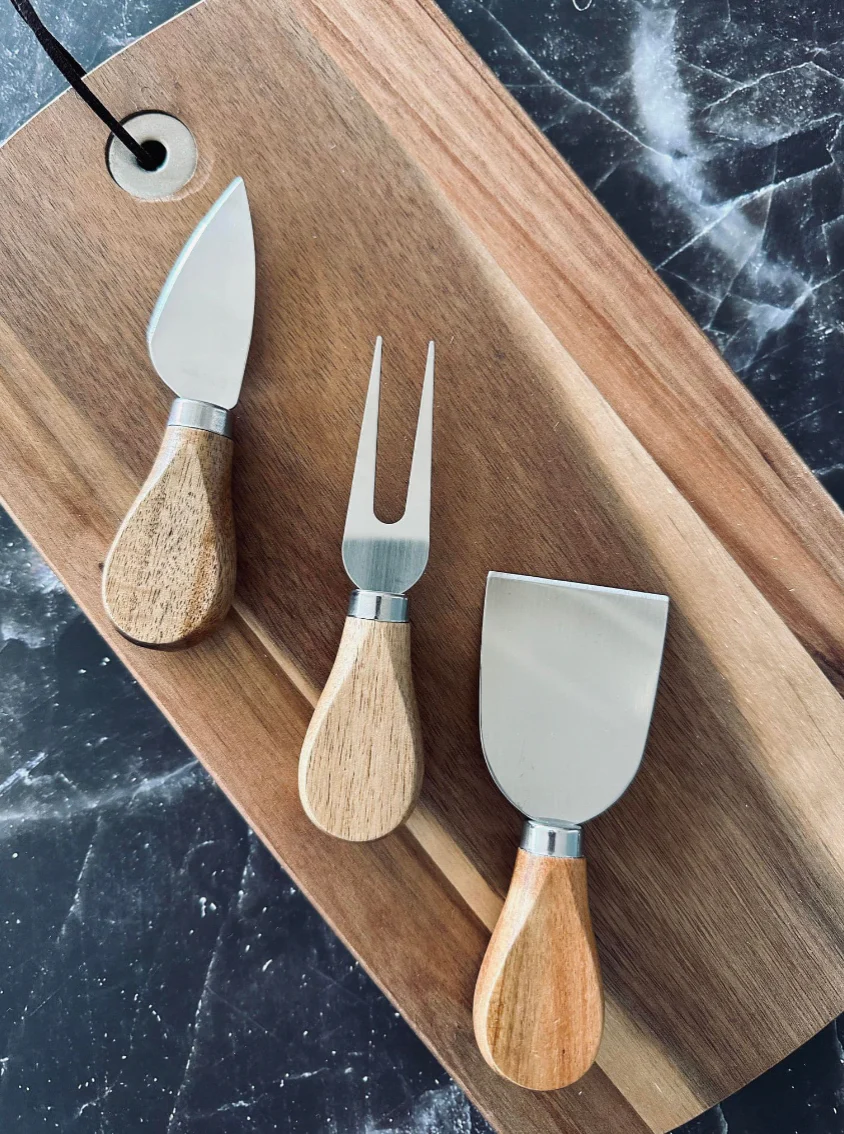 Skjærebrett med ostekniver - Godt til tapas - Image 2
