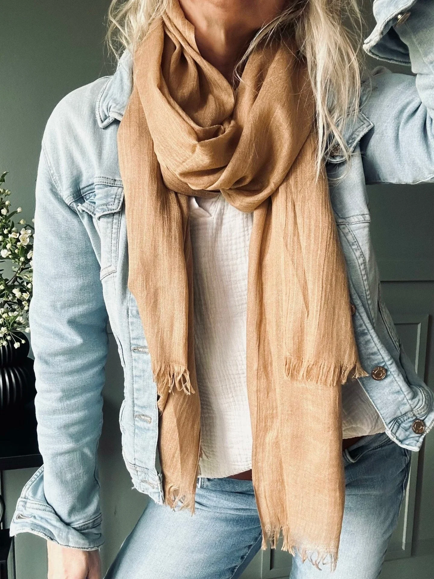 Skjerf Simple Camel - Image 3