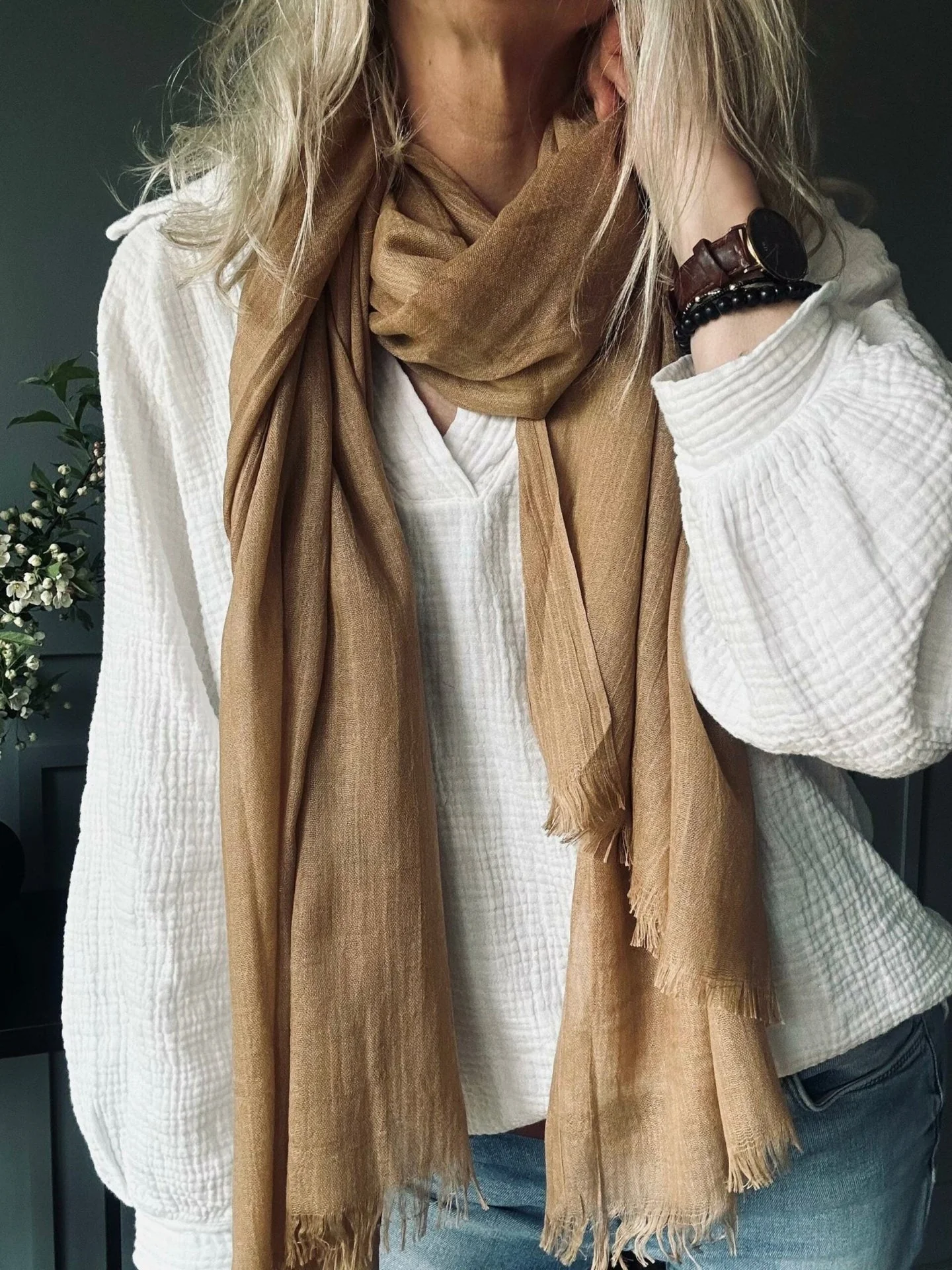 Skjerf Simple Camel - Image 5