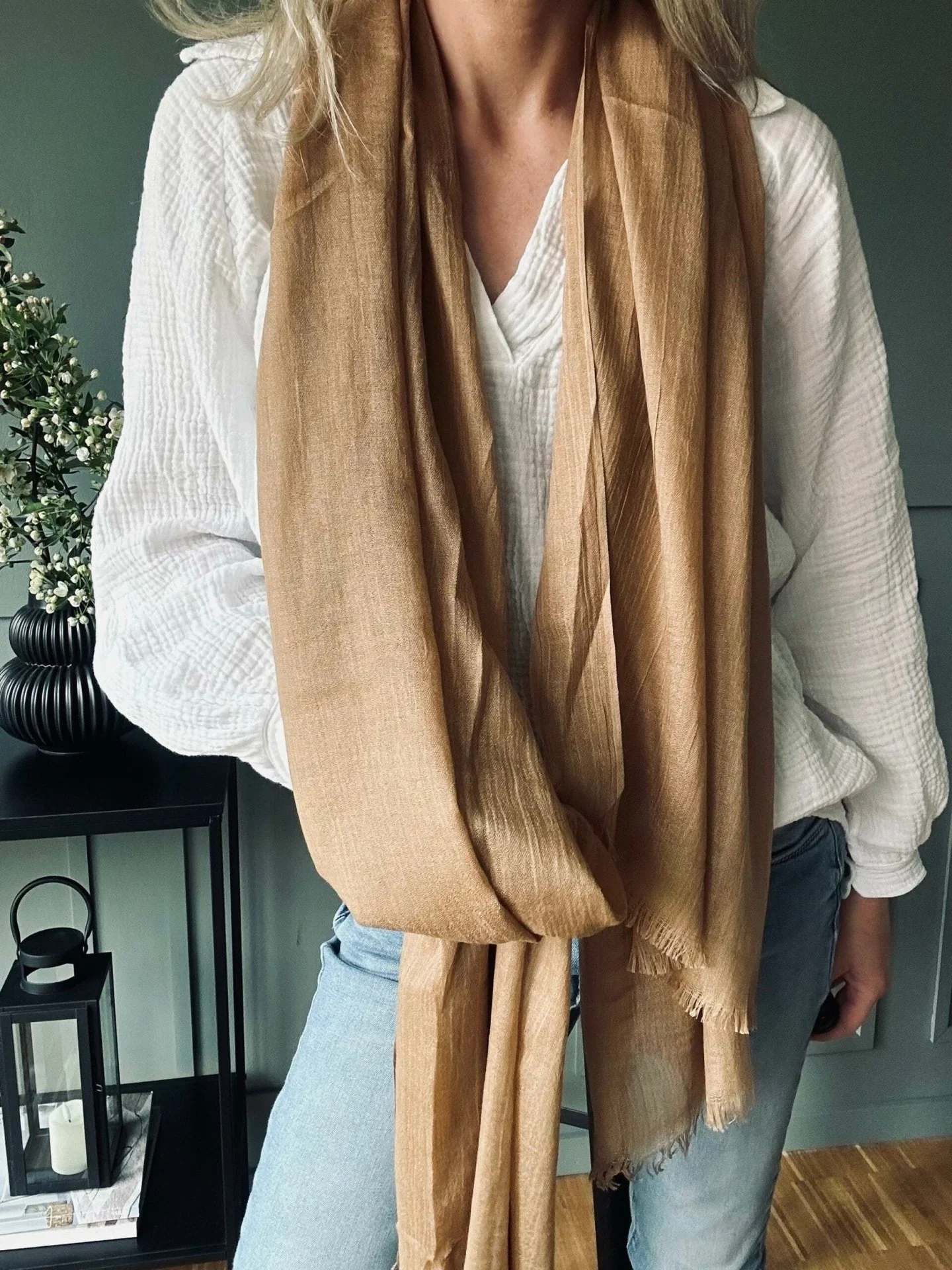 Skjerf Simple Camel - Image 6
