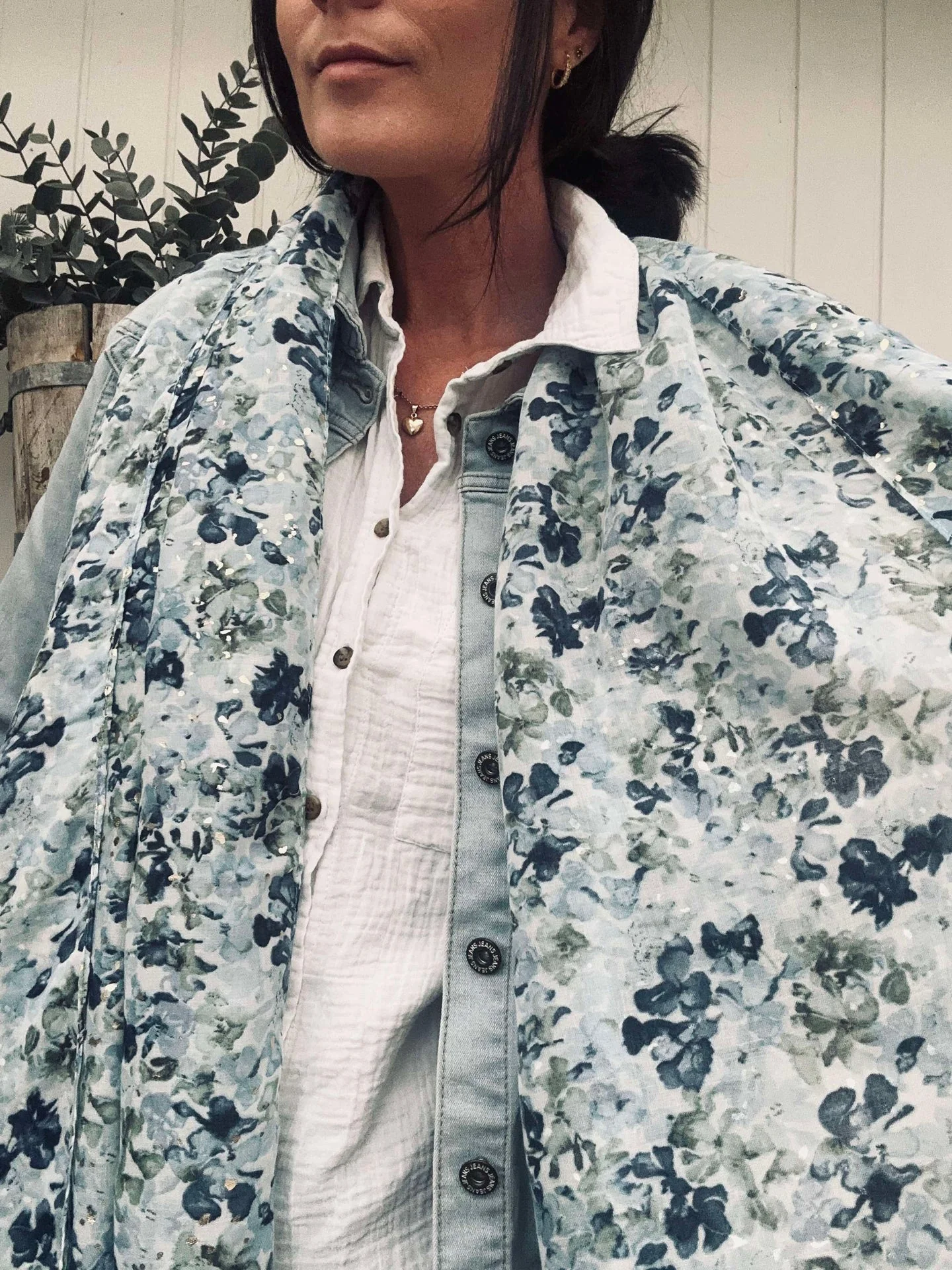 Skjerf Nelly Blue