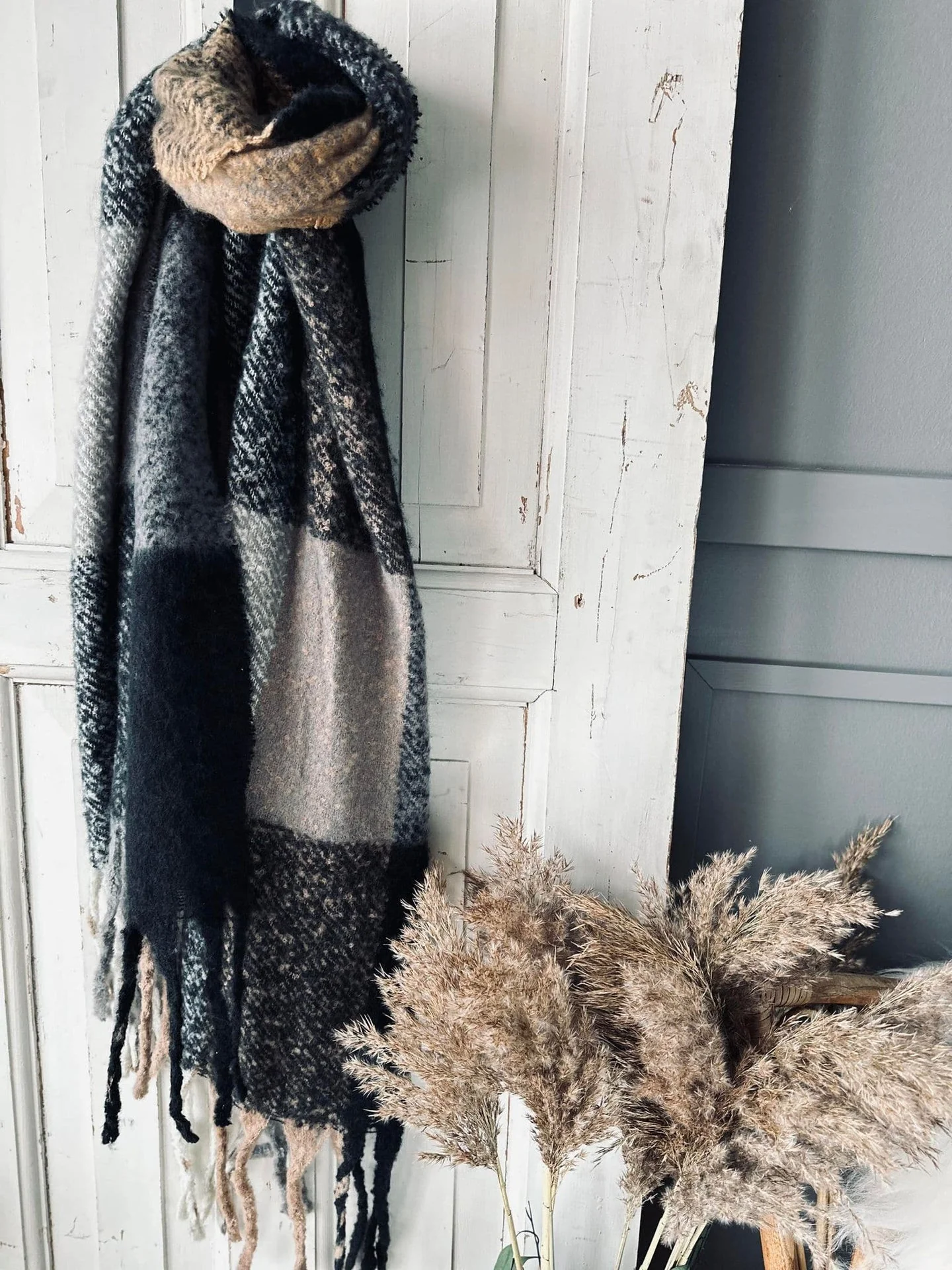 Skjerf Vamset Mille Dark - Image 2