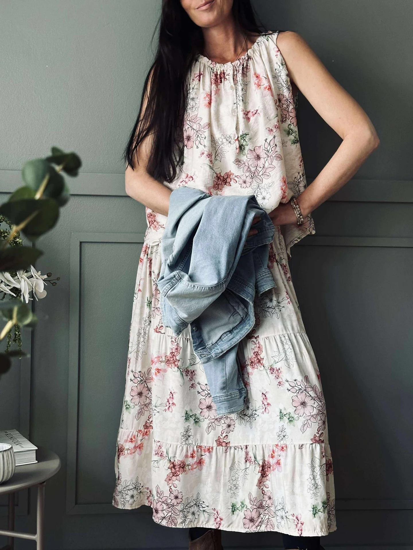 Skjørt Anika Rose flower - Image 8