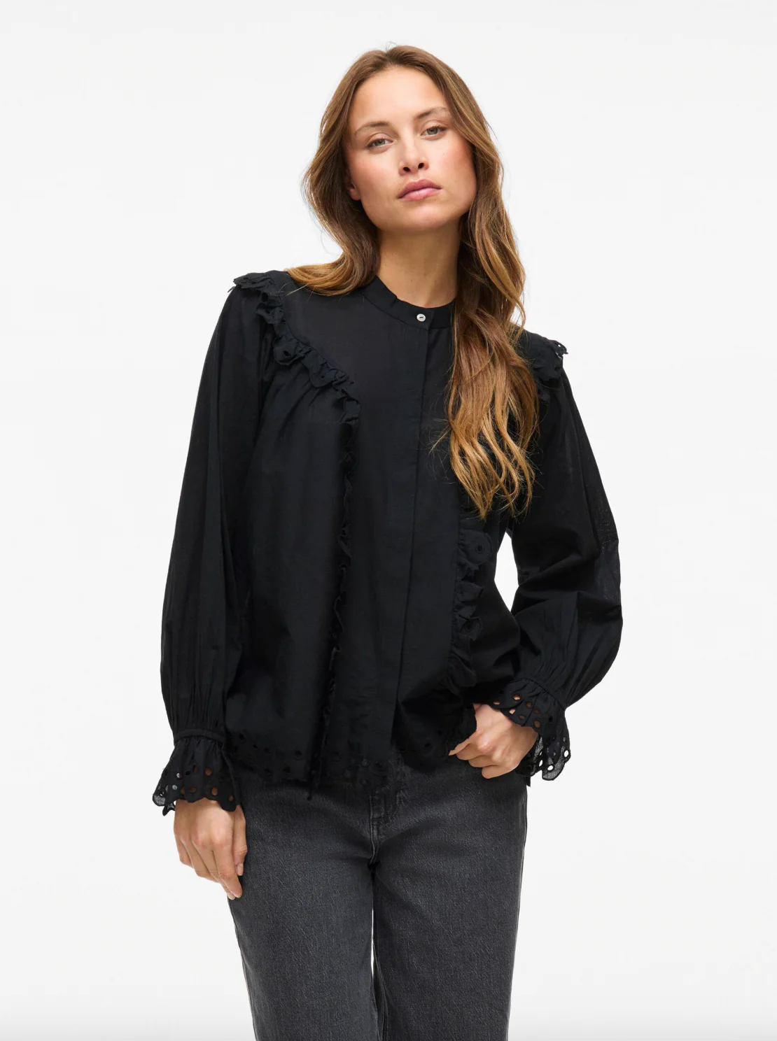 Skjorte Sally svart - Image 3