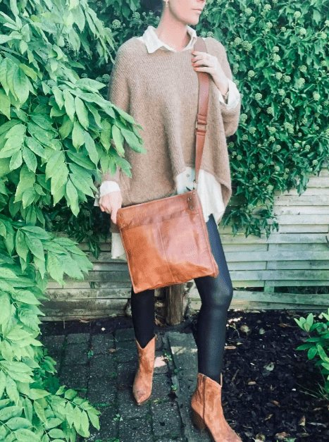 Crossbody XL DORA walnut - Image 5