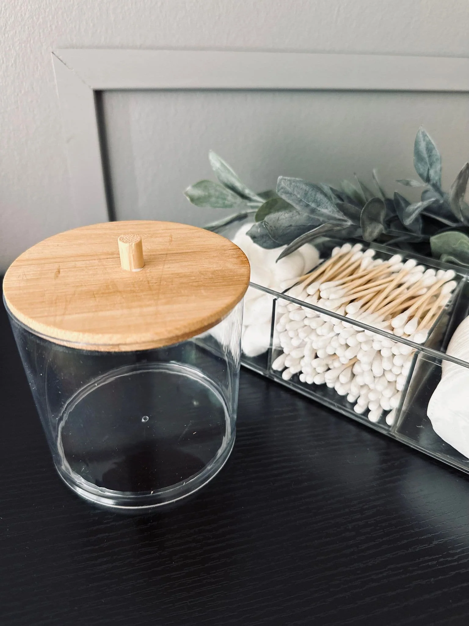 Makeup organizer - akryl og bambus - Image 5