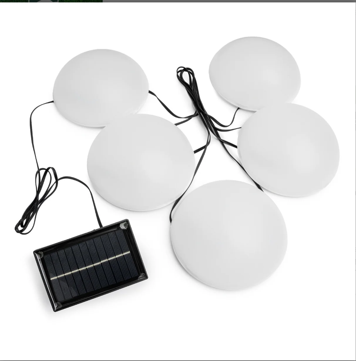 Solar Halvkule LED-lampe - 5-pak - Image 2