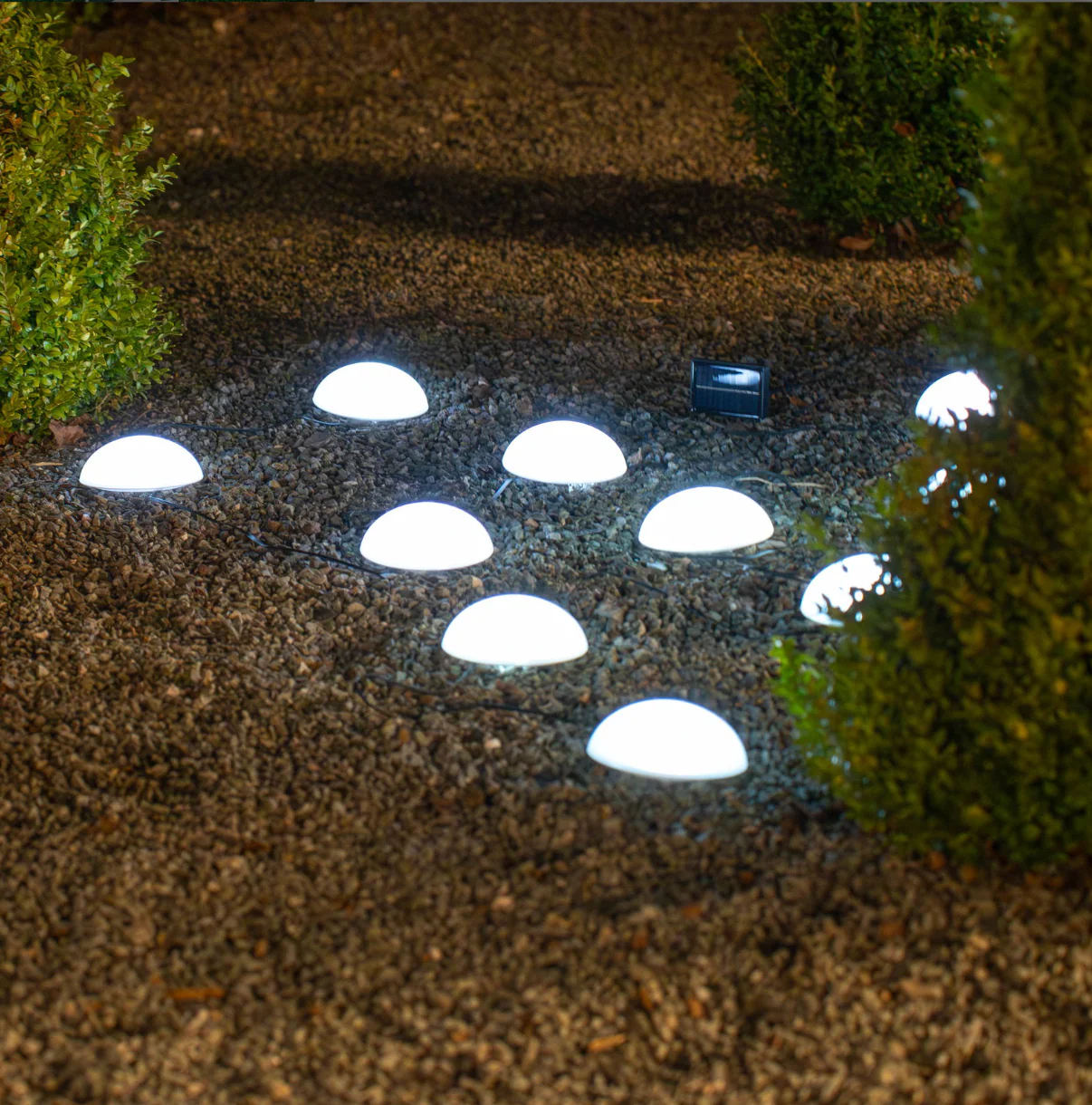 Solar Halvkule LED-lampe - 5-pak - Image 6