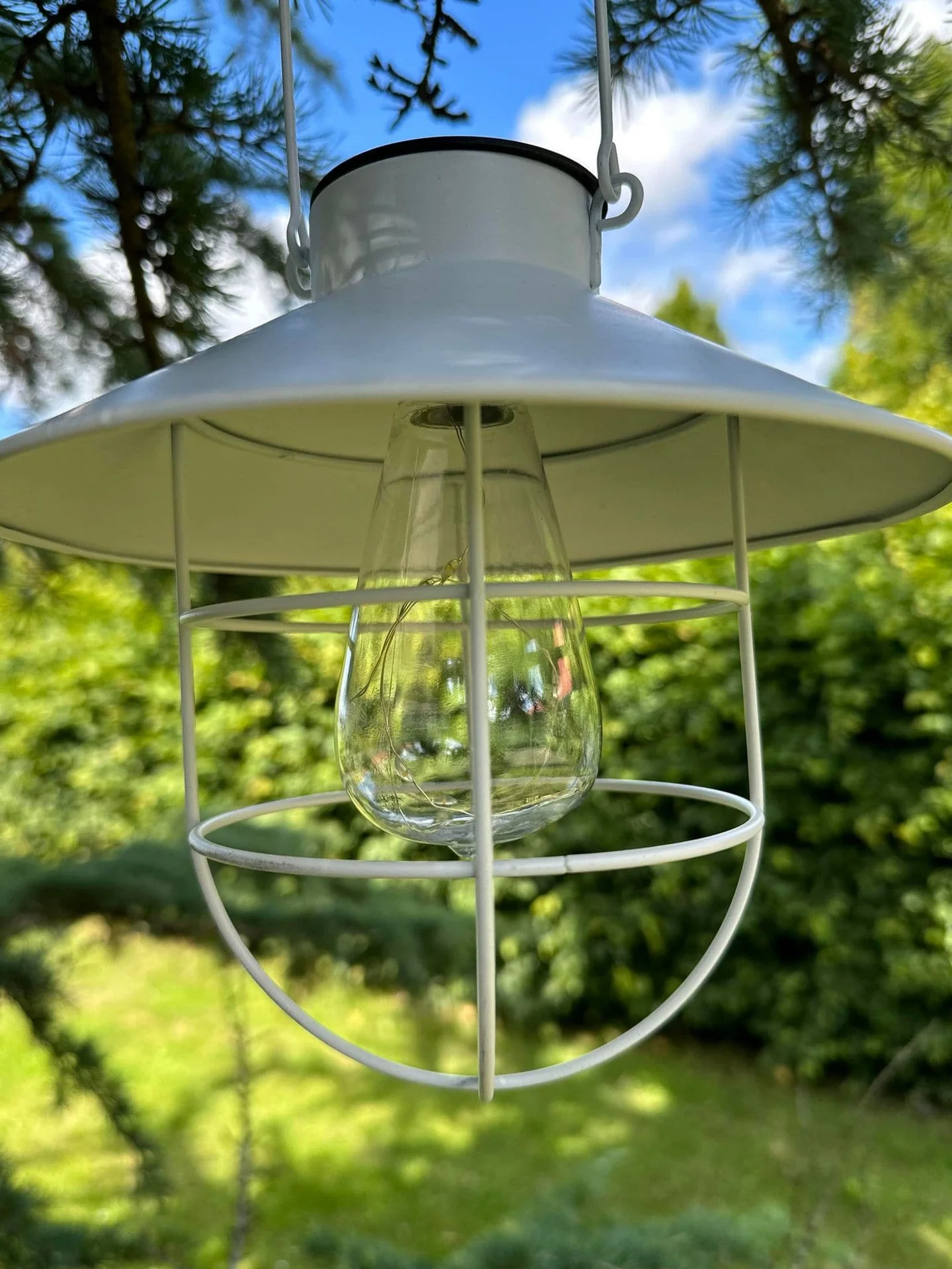 Lampe med solceller - White factory - Image 2