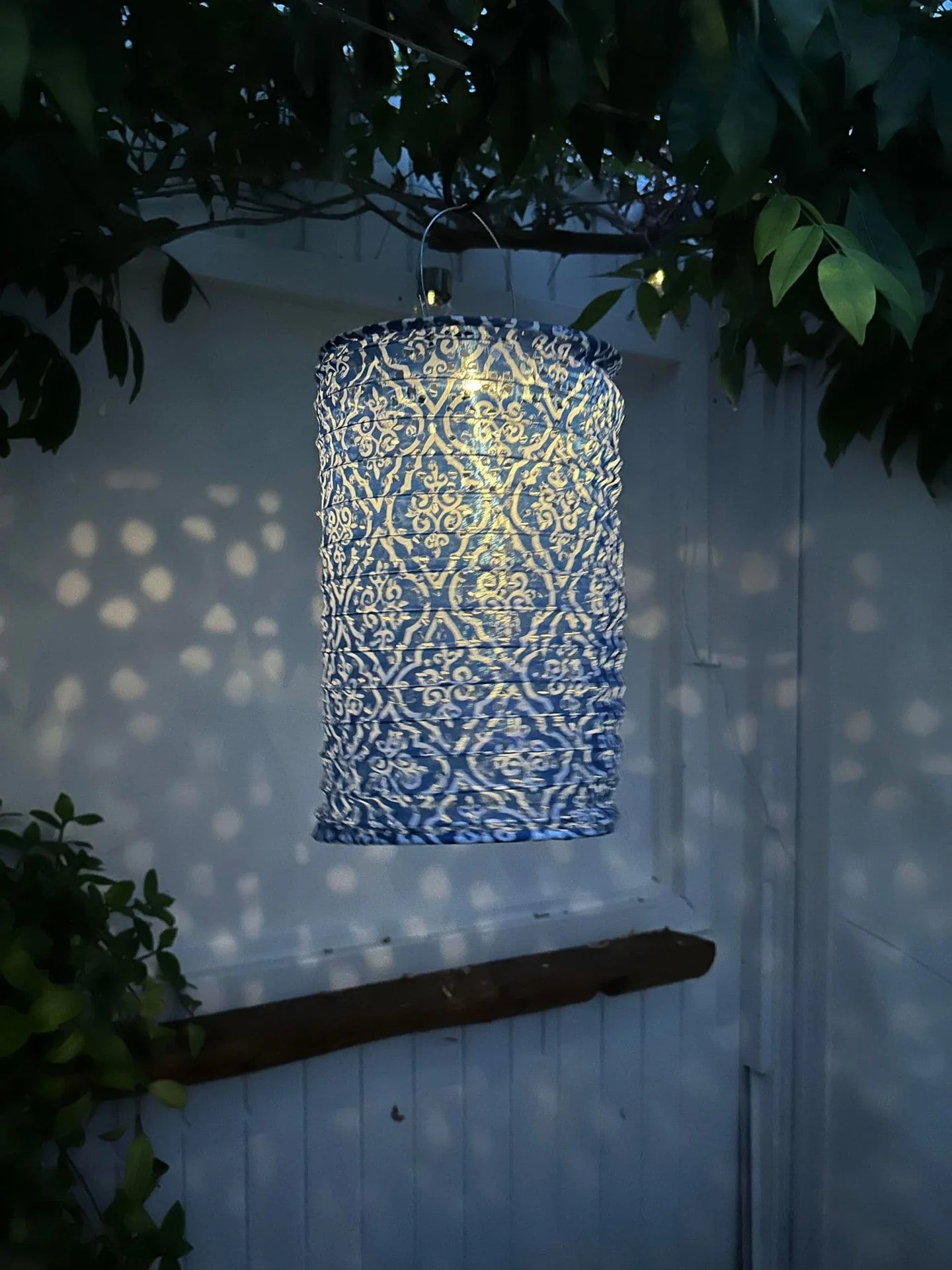 Lampe sylinder med solceller - SUMMER BLUE - Image 2