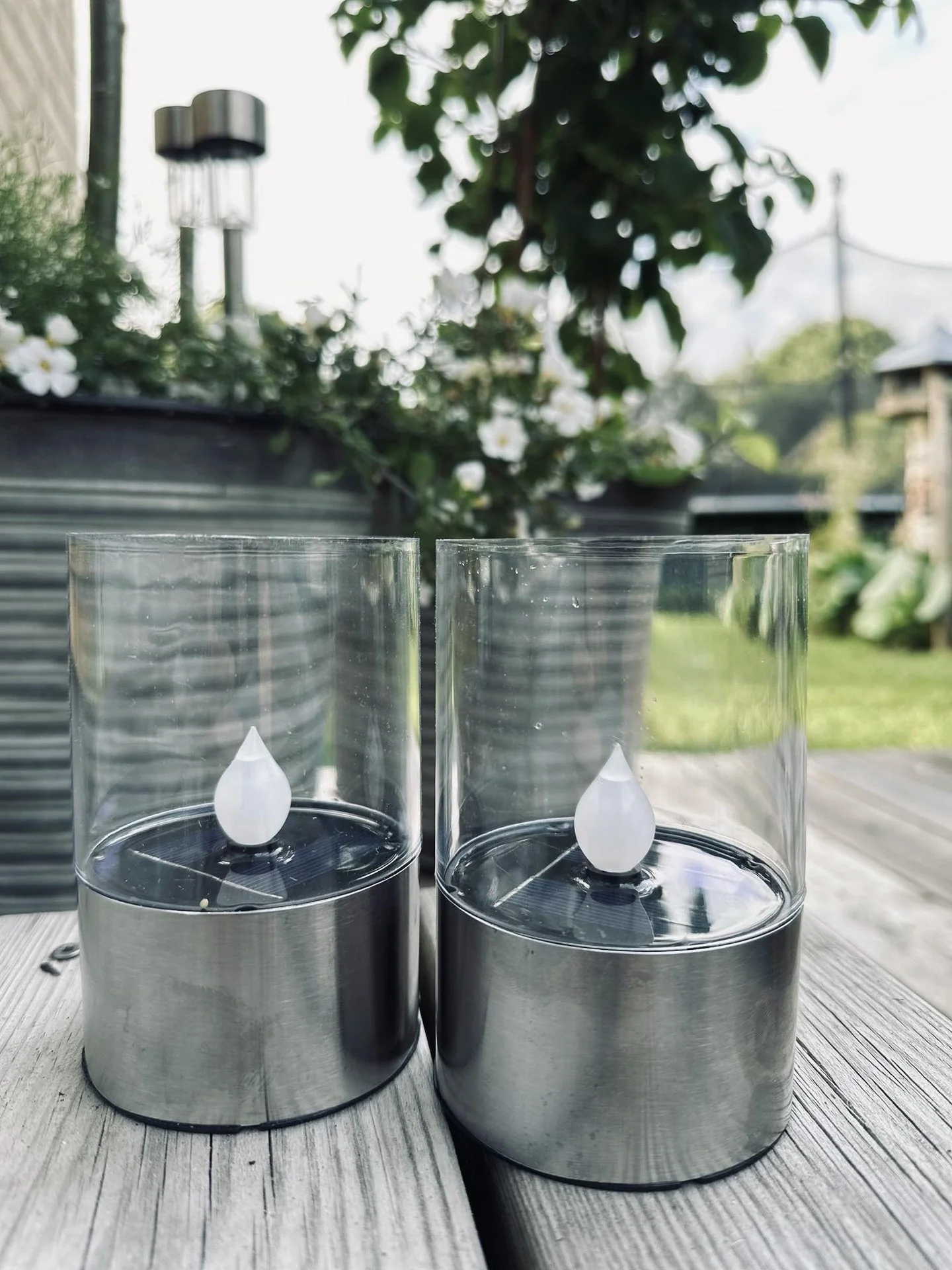 Lysestaker med solceller – Sett med 2 stk - Image 5