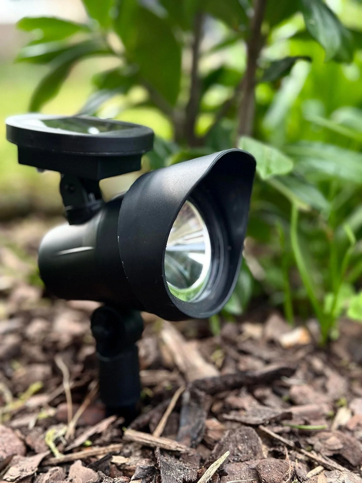 Solcellelampe med jordspyd - Justerbar