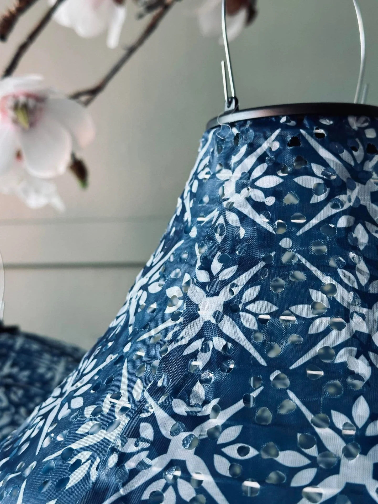 Lampe med solceller Pear – SUMMER BLUE - Image 6