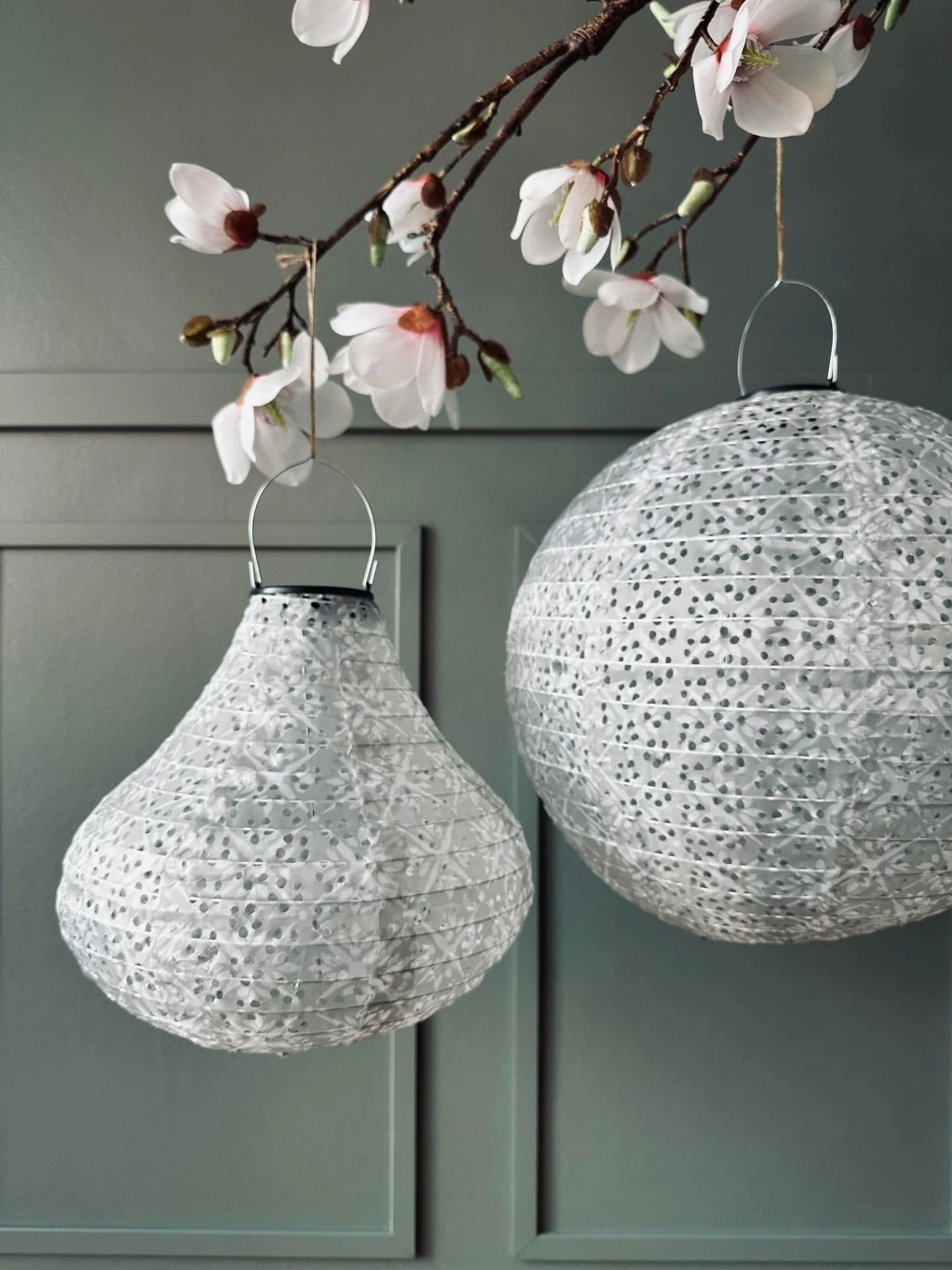 Lampe med solceller Pear – SUMMER WHITE - Image 4