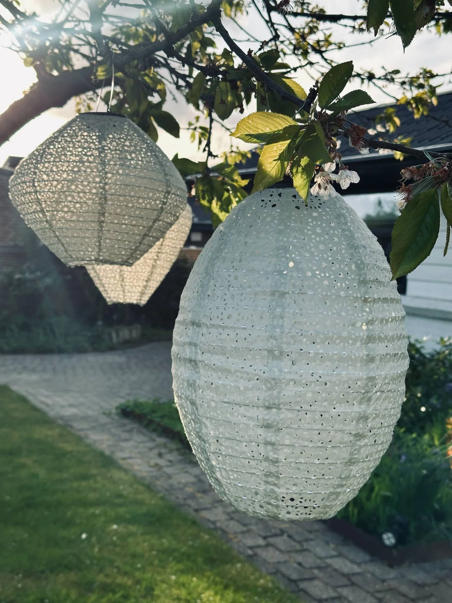 Lampe med solceller - Dusty Green - Image 3