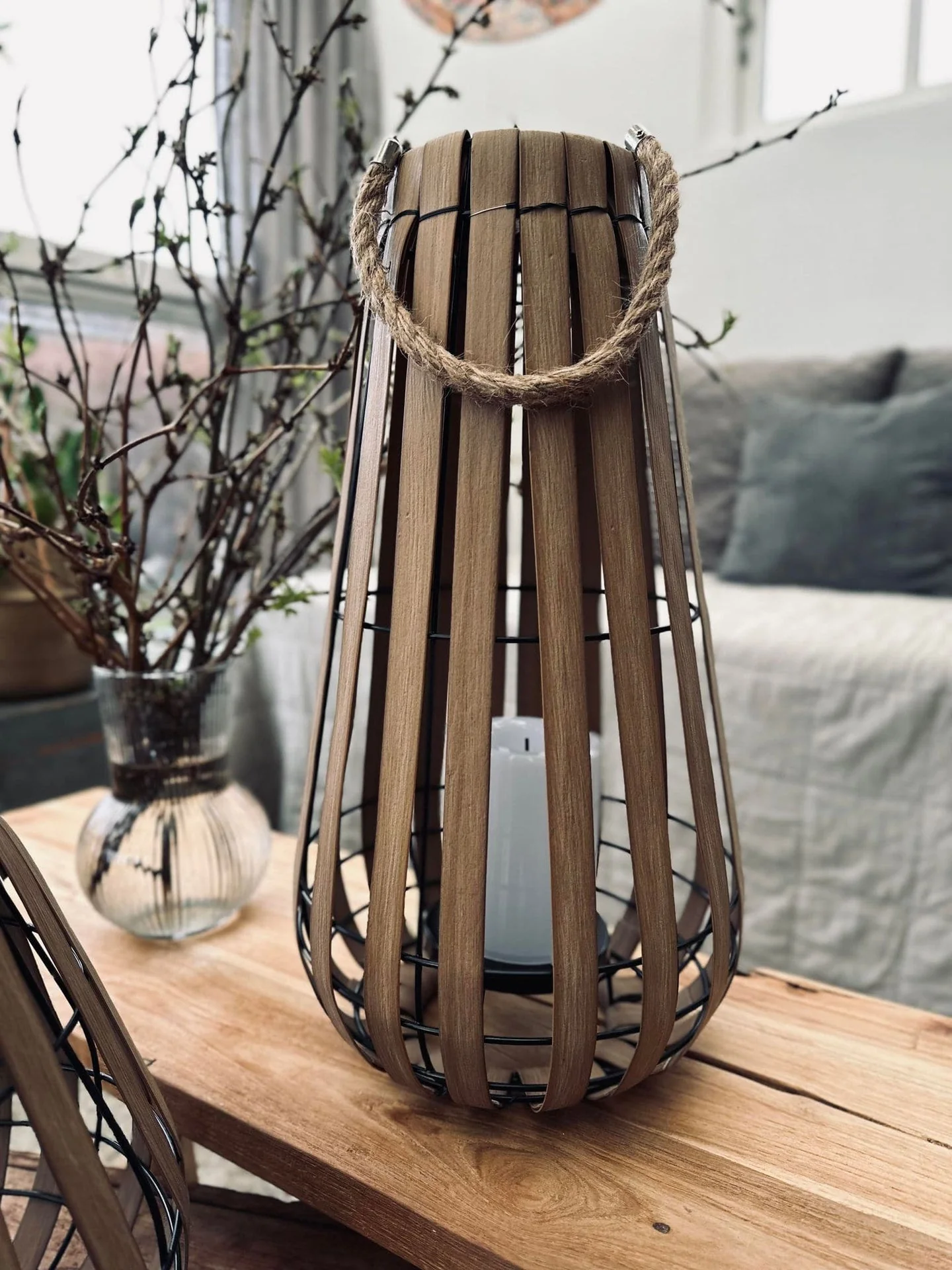 Lanterne med solceller – Nature 43cm - Image 2